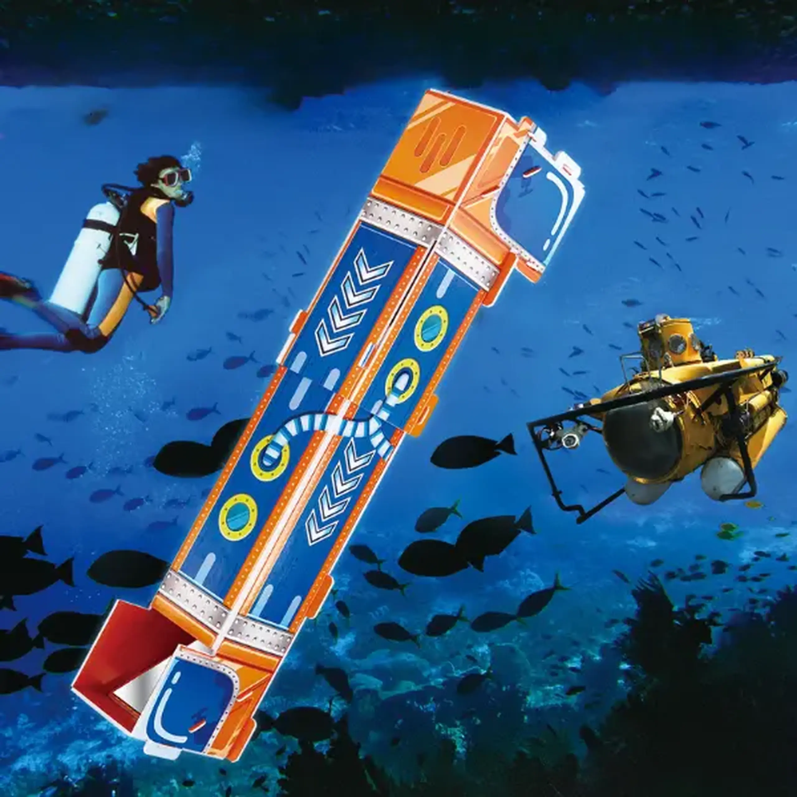 STEM Series 3D puzzle "Periscop" - explorăm optica, 10 elem.