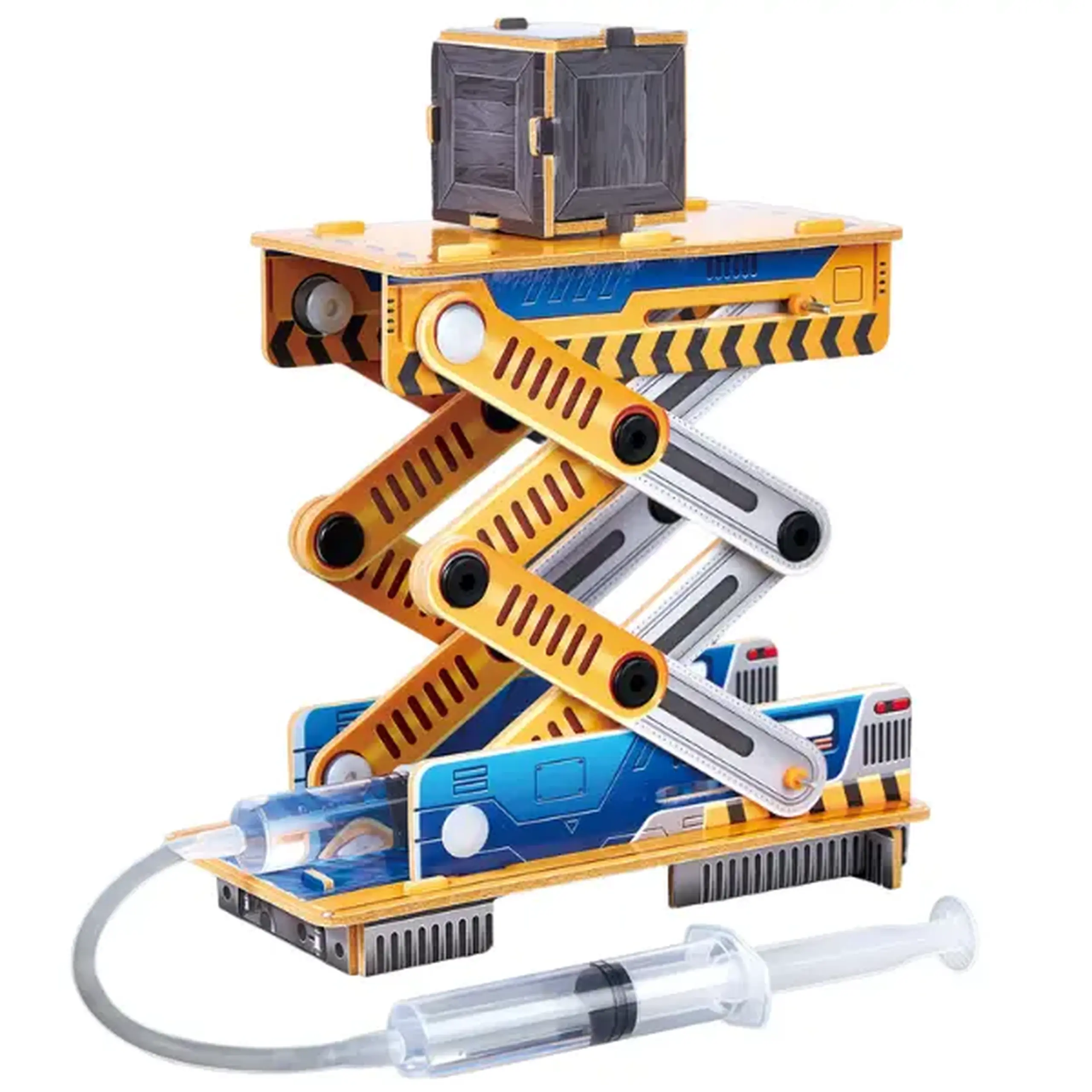 STEM Series 3D puzzle "Lift hidraulic" - studiem fizica și mecanica, 49 elem.