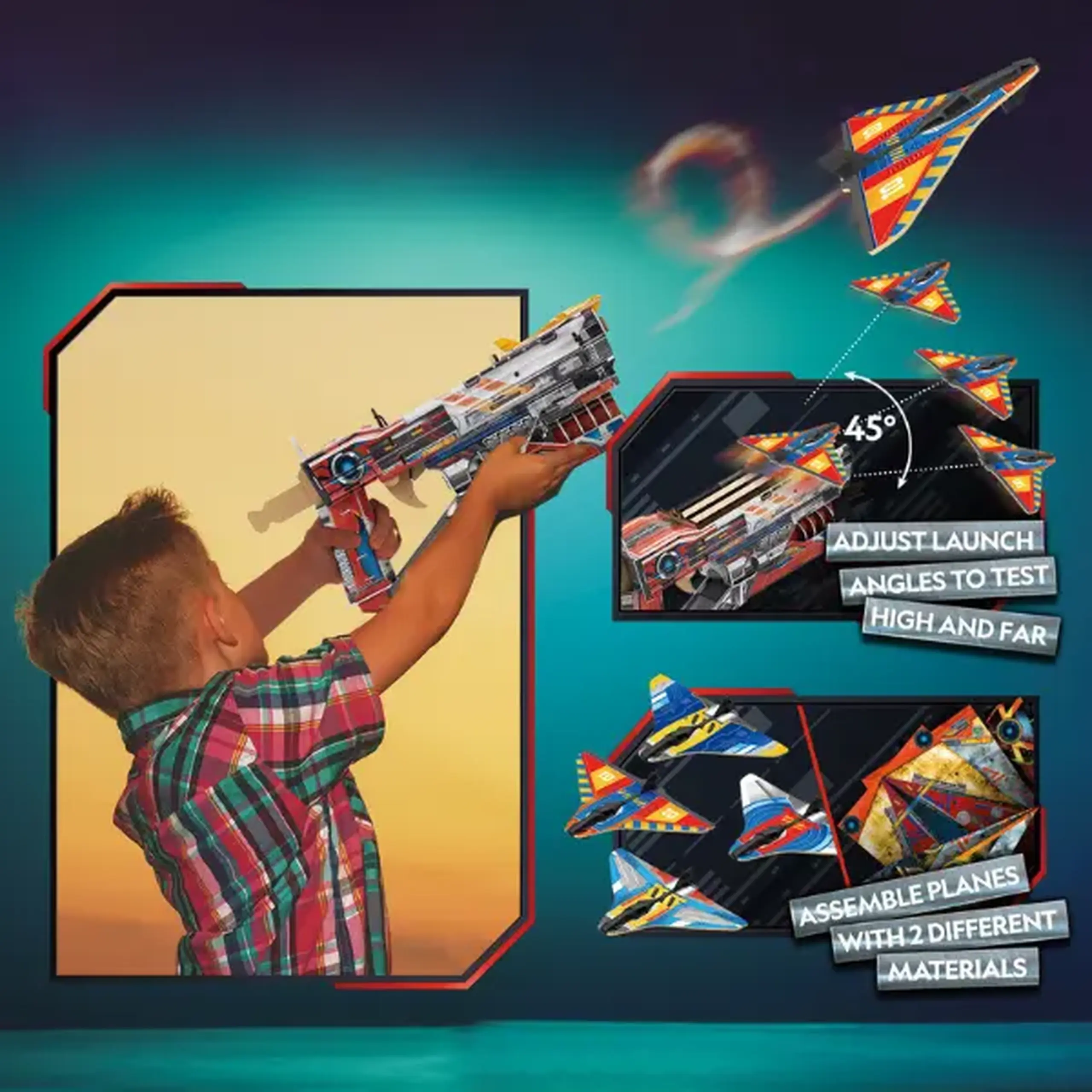 STEM Series 3D puzzle "Lansator de avioane" - învățăm bazele aerodinamicii, 306 elem.