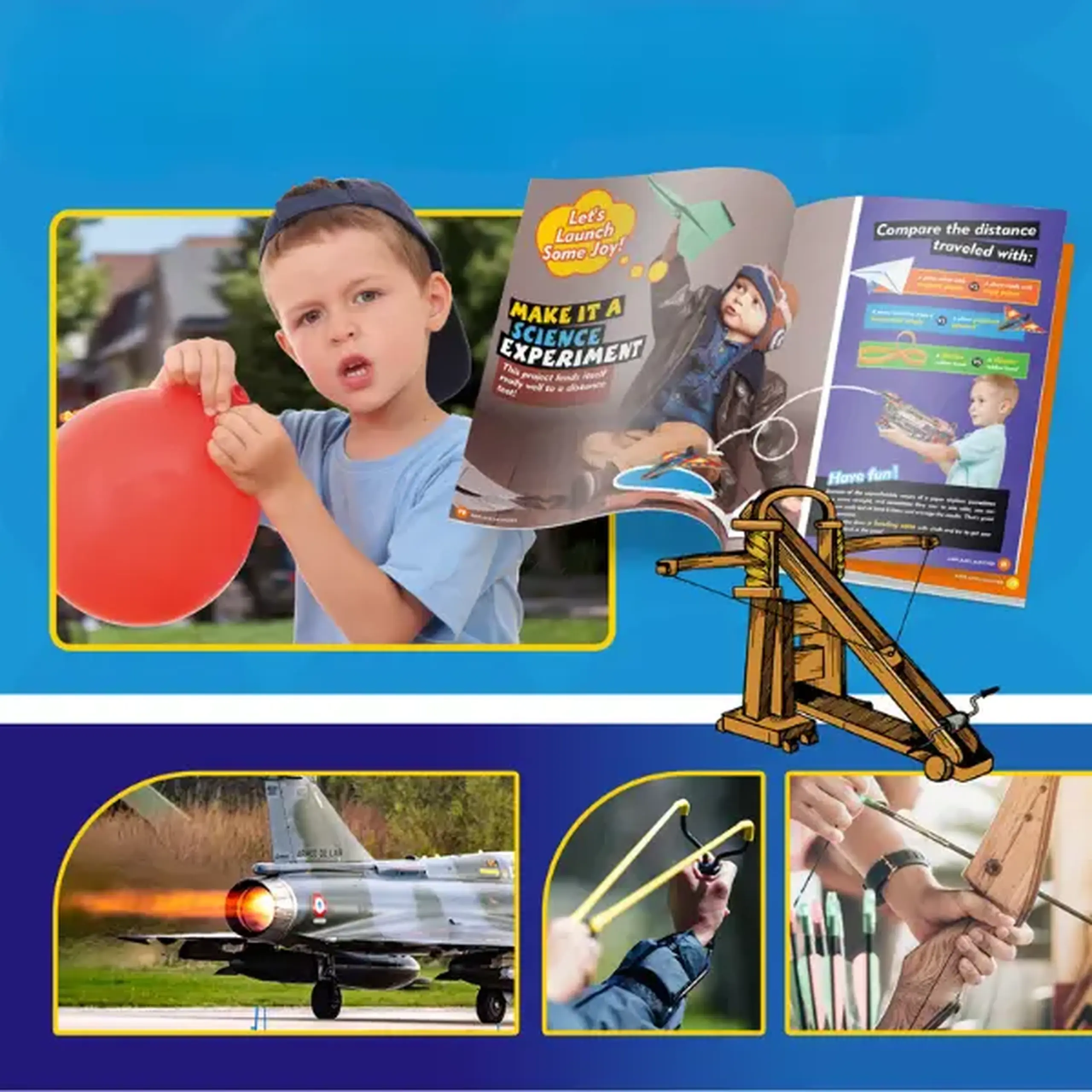 STEM Series 3D puzzle "Lansator de avioane" - învățăm bazele aerodinamicii, 306 elem.