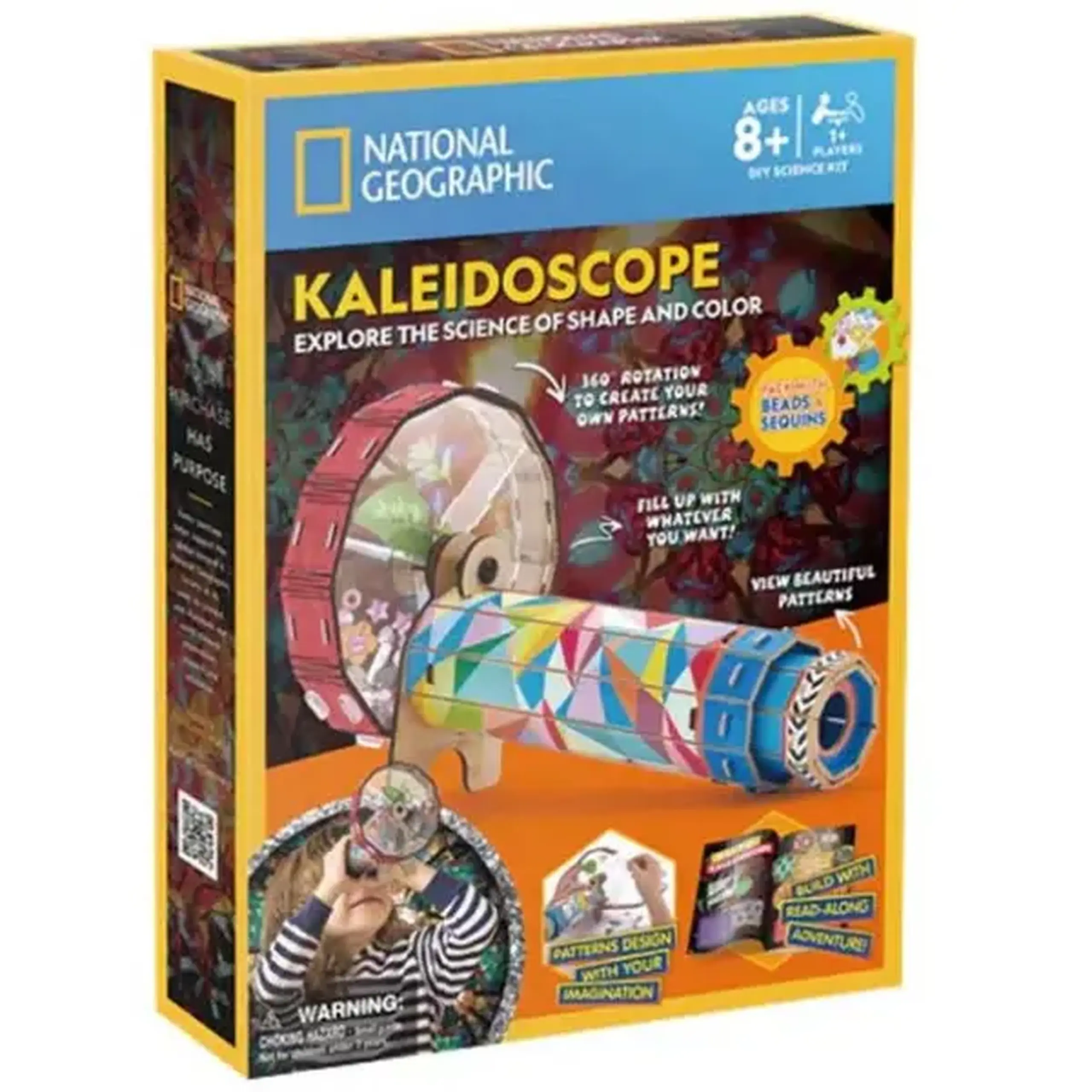 STEM Series 3D puzzle "Caleidoscop" - învățăm formele și culorile, 64 elem.
