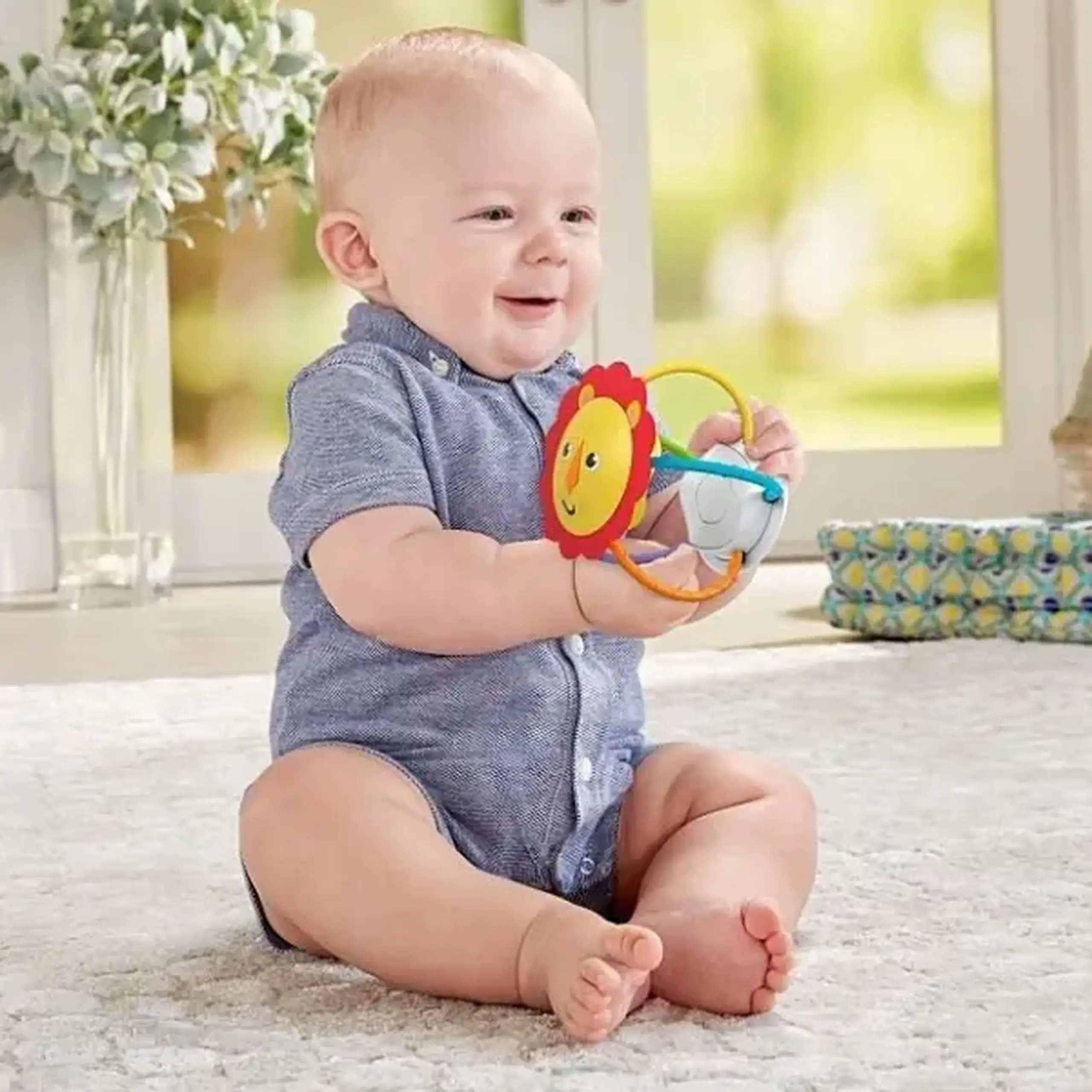 Fisher Price Zornăitoare cu dentitie "Animăluț", în asortiment