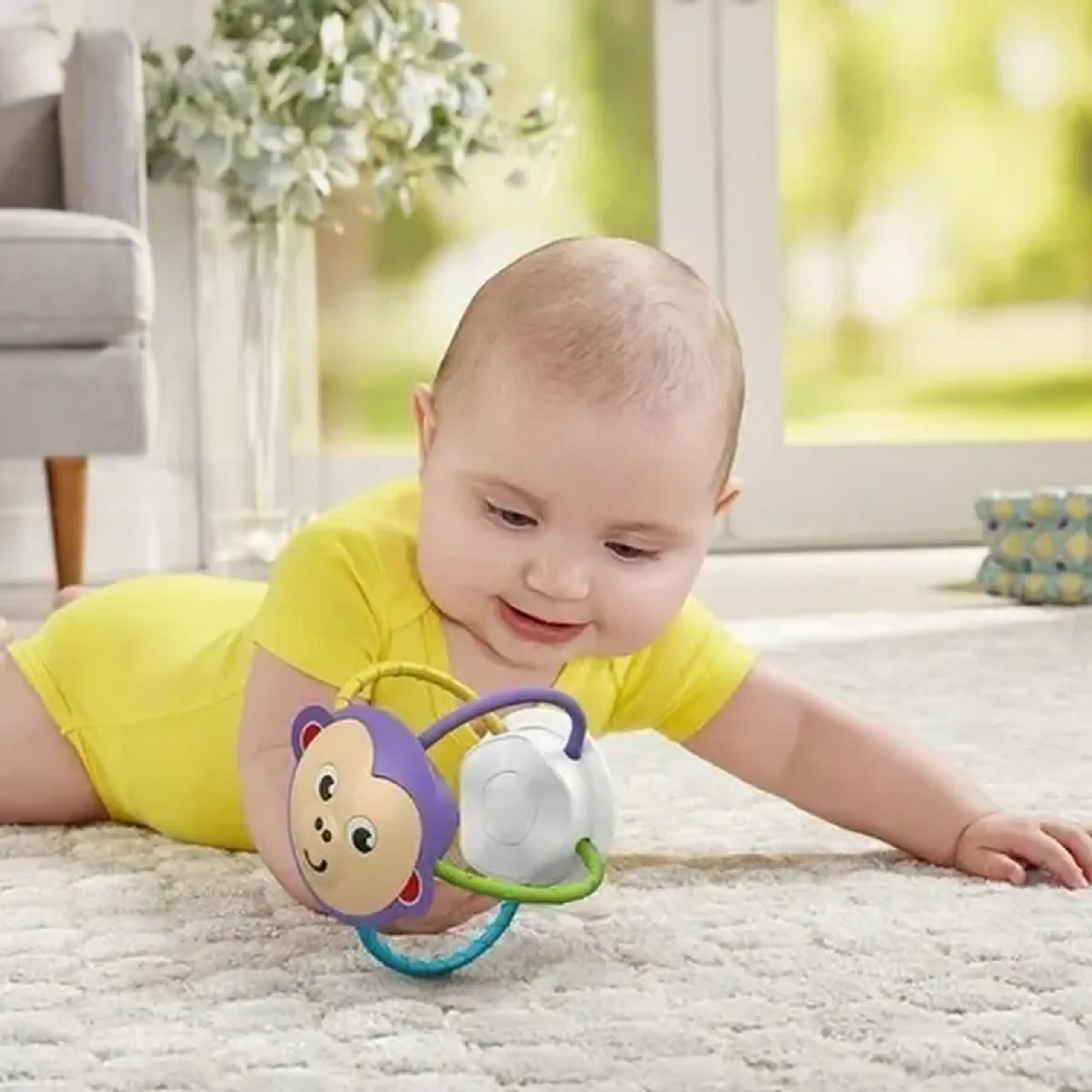 Fisher Price Zornăitoare cu dentitie "Animăluț", în asortiment