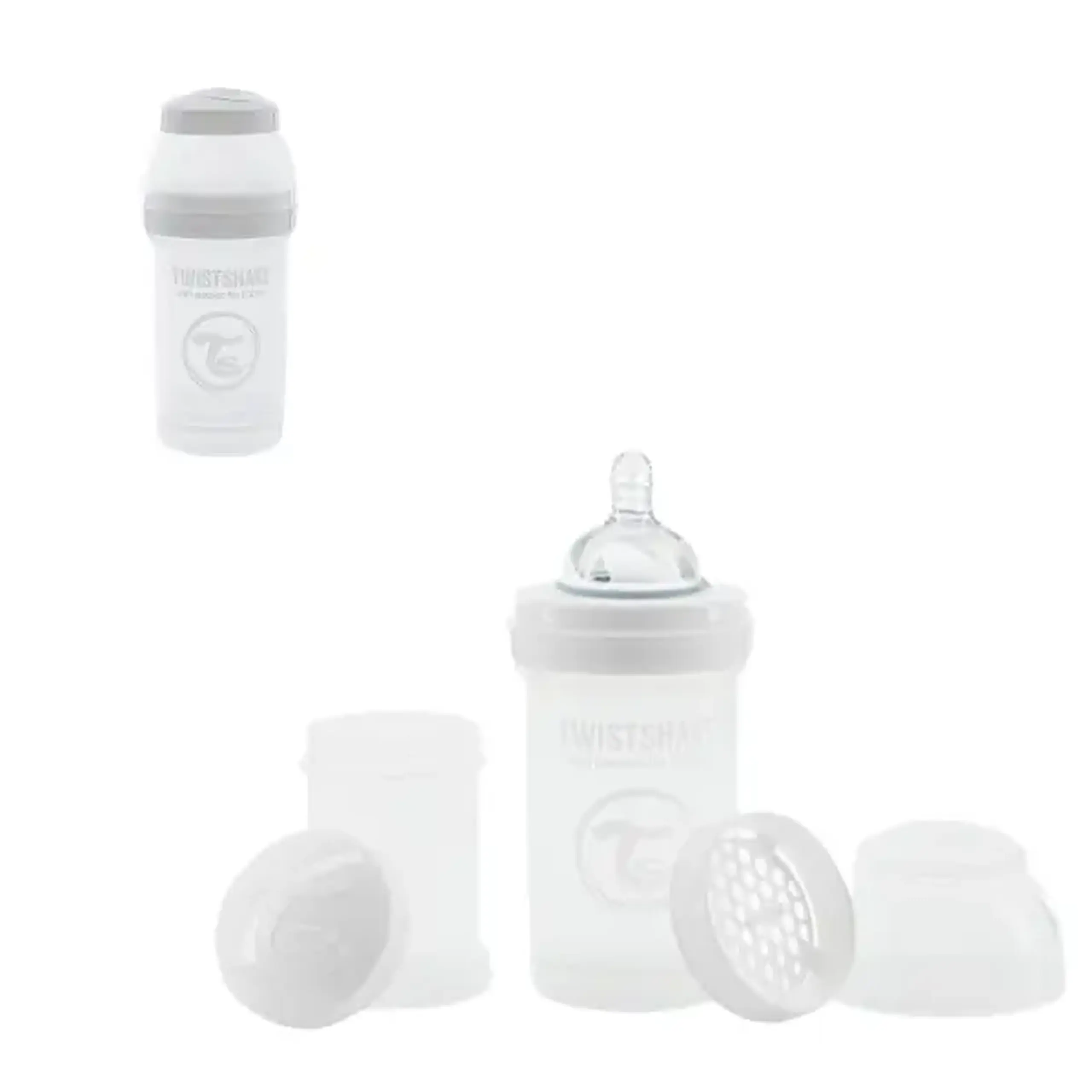 Biberon Anti-Colici, Alb Pastel, 330 ml, 0+ luni