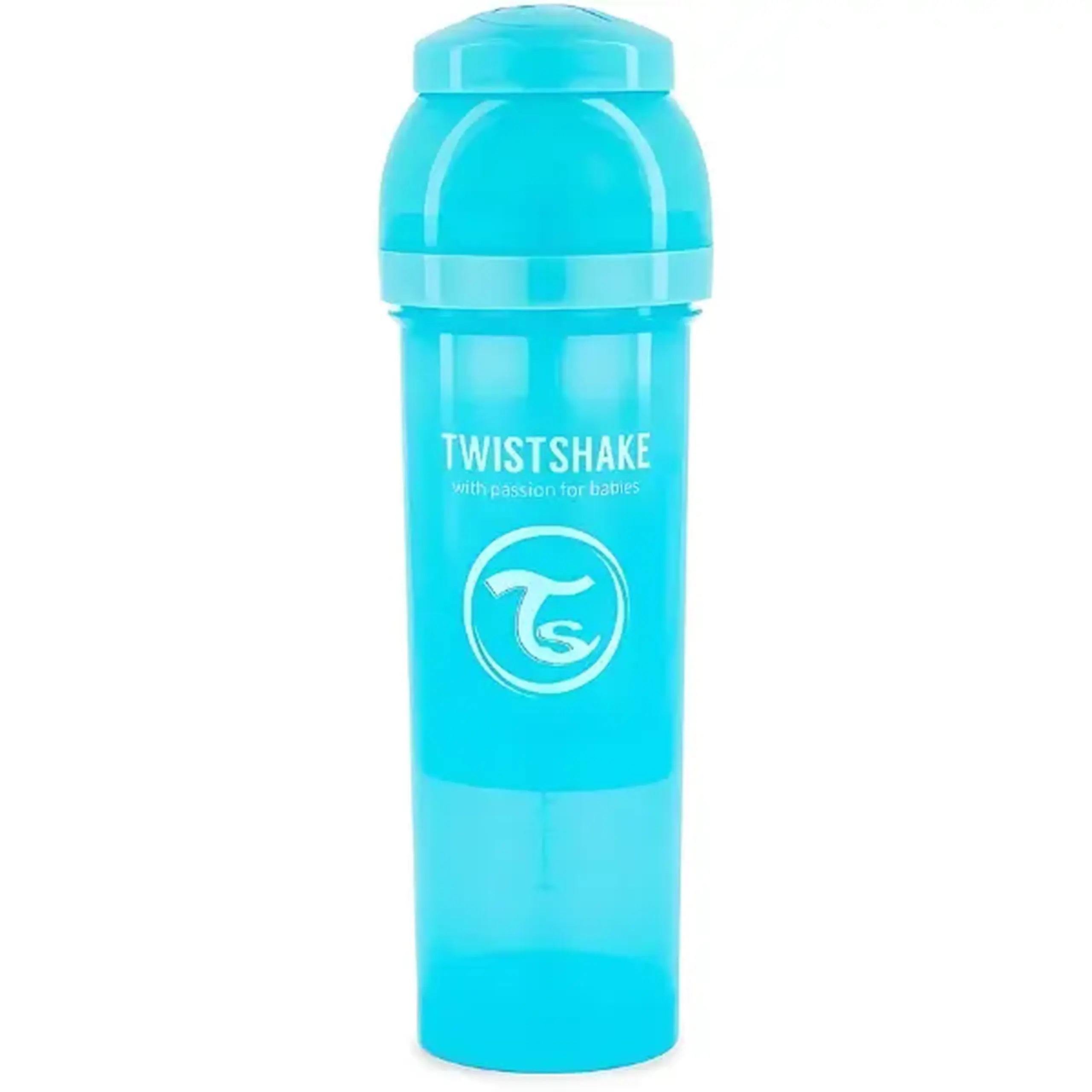 Biberon Anti-Colici, Albastru Pastel, 330 ml, 0+ luni