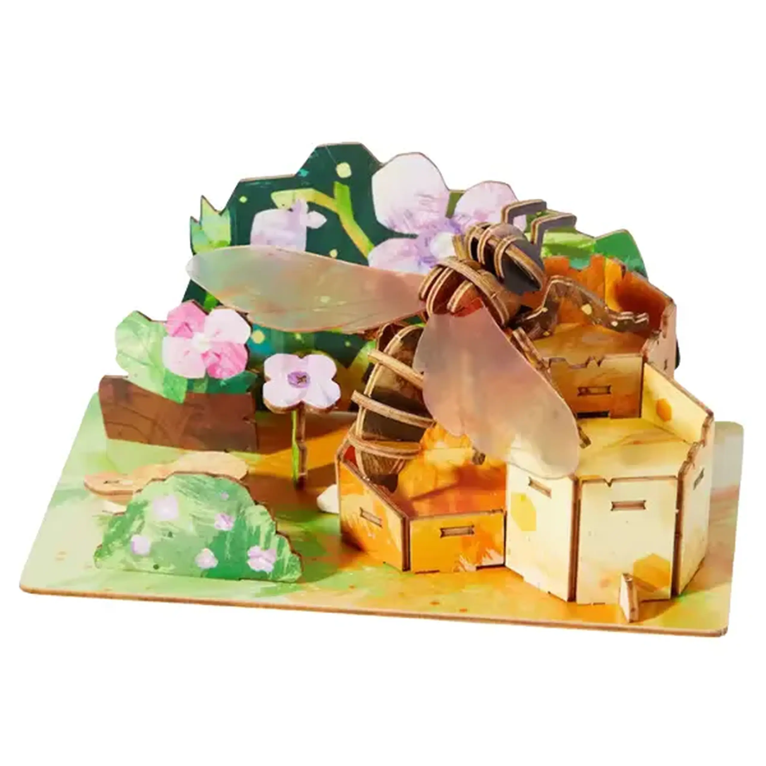 Puzzle 3D din lemn "Albina", 48 elem.