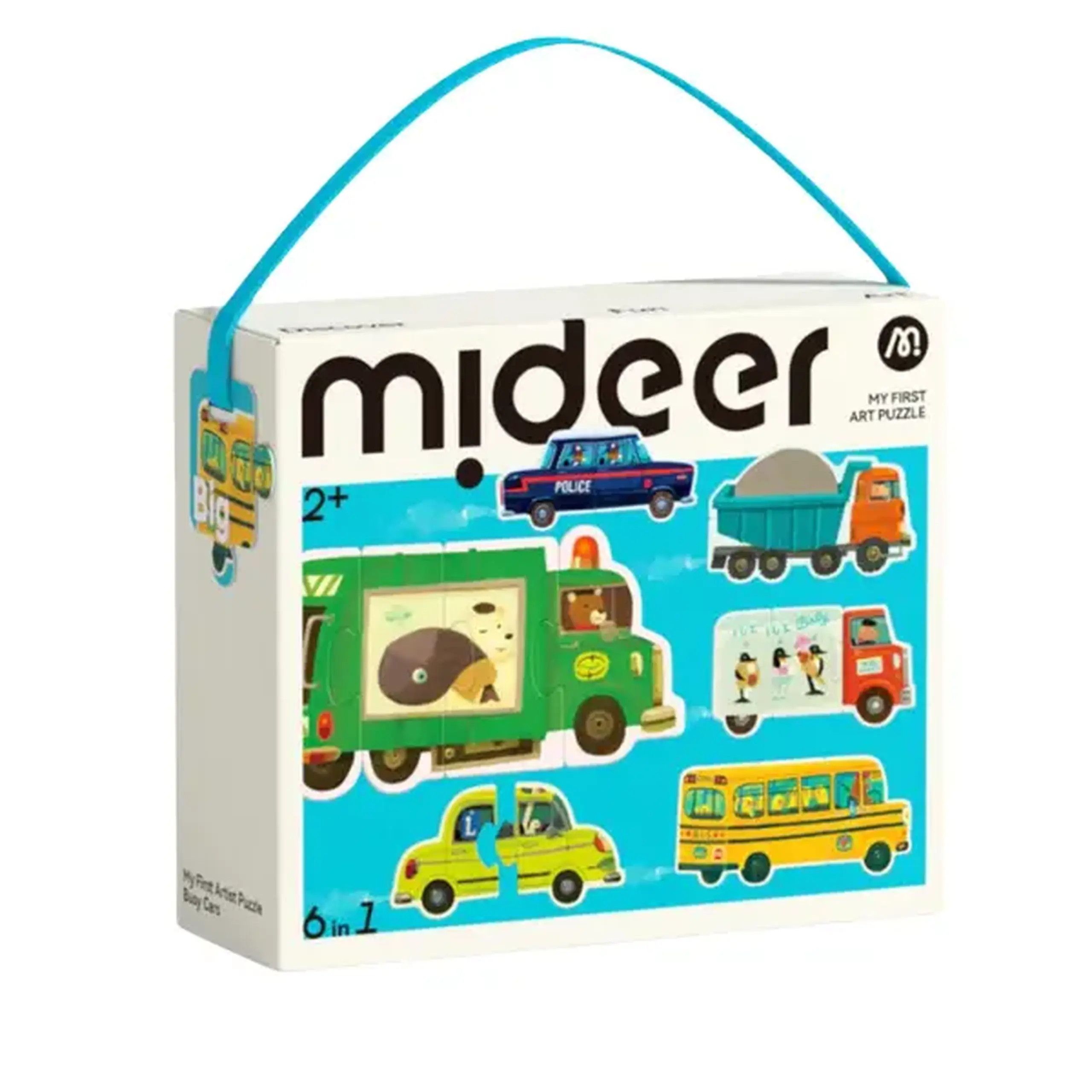 Primul Puzzle „Autoturisme în oraș”, 6 în 1