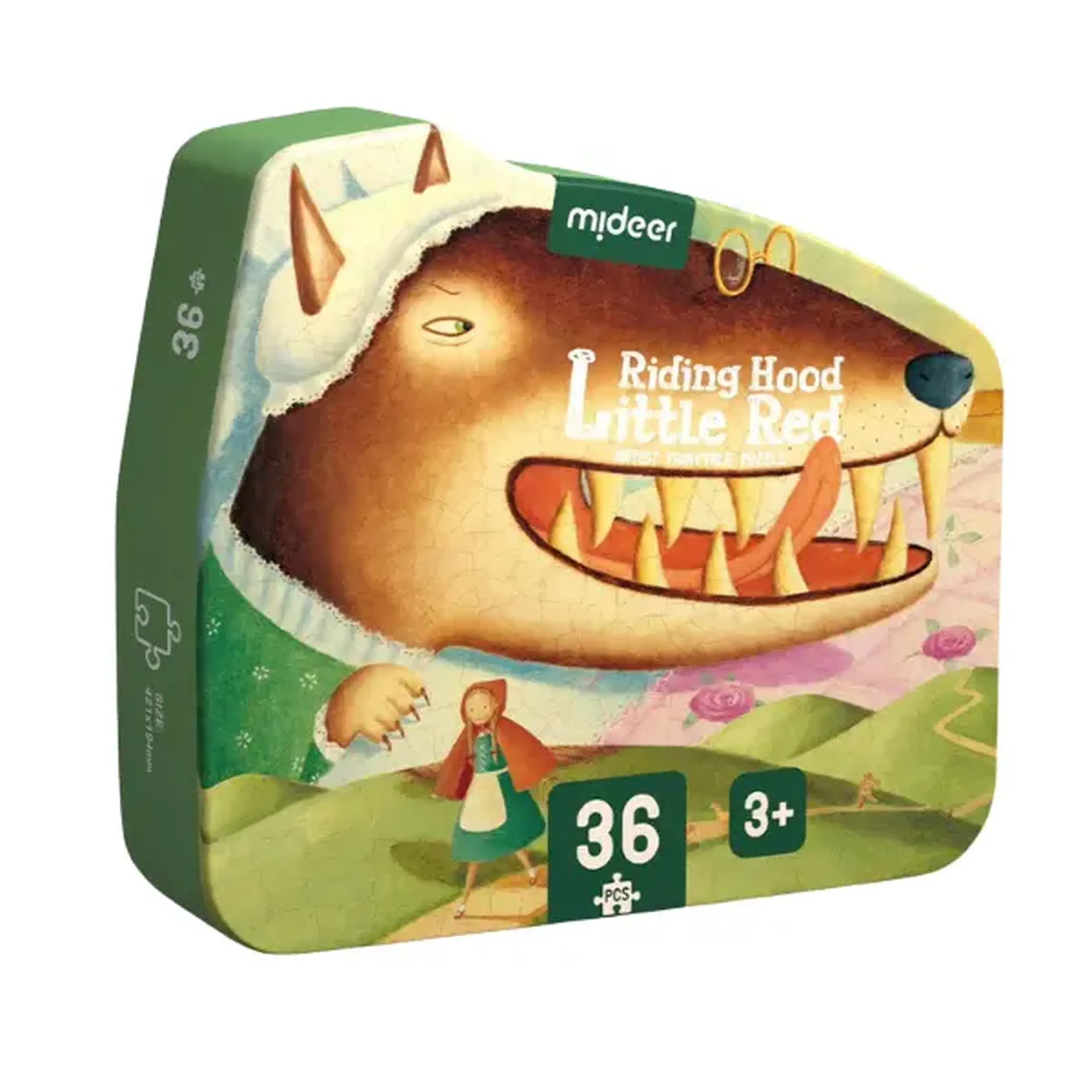 Puzzle cu basme ilustrate „Scufița Roșie”, 36 elem.