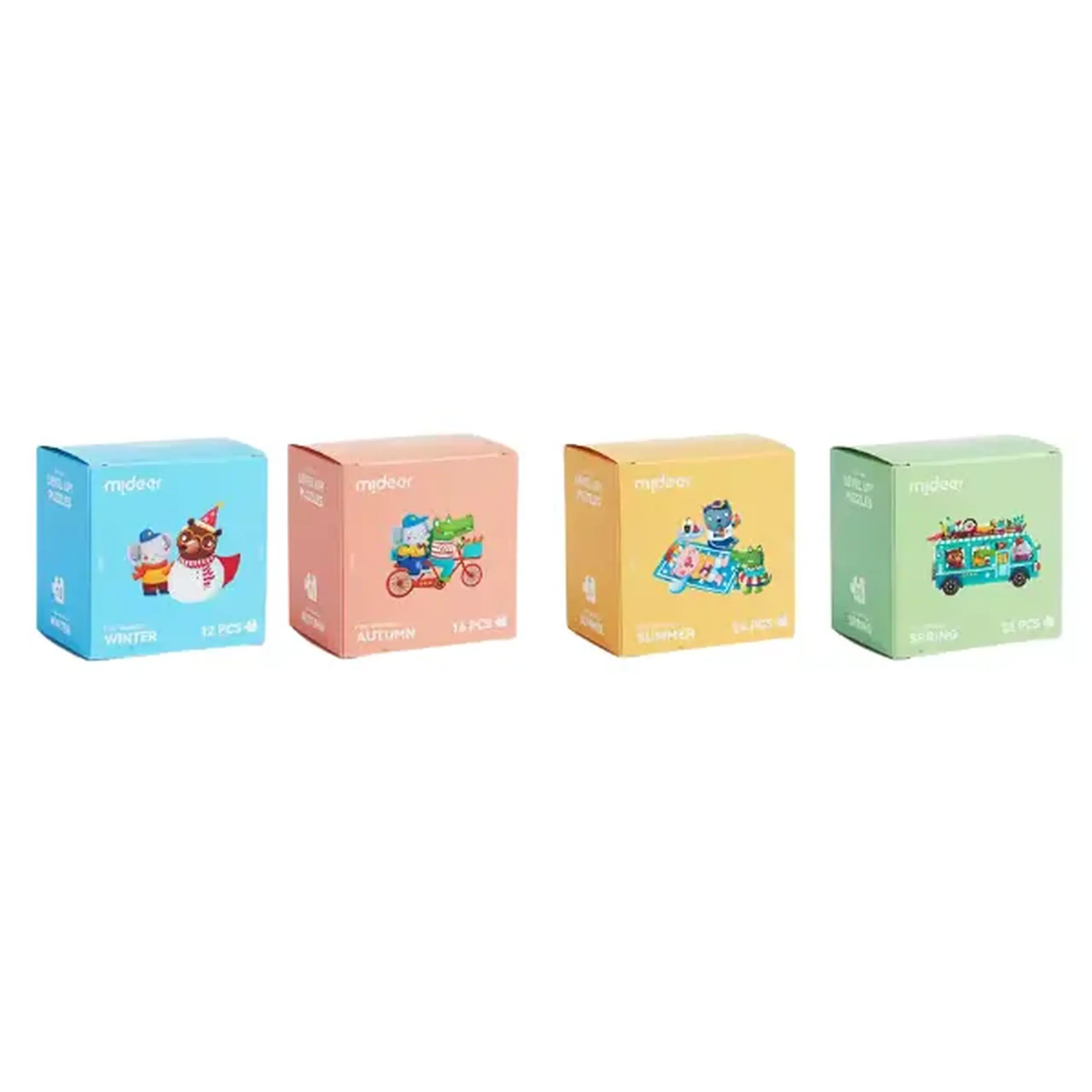 Seria de puzzle-uri „Cele Patru Anotimpuri”, 4 în 1