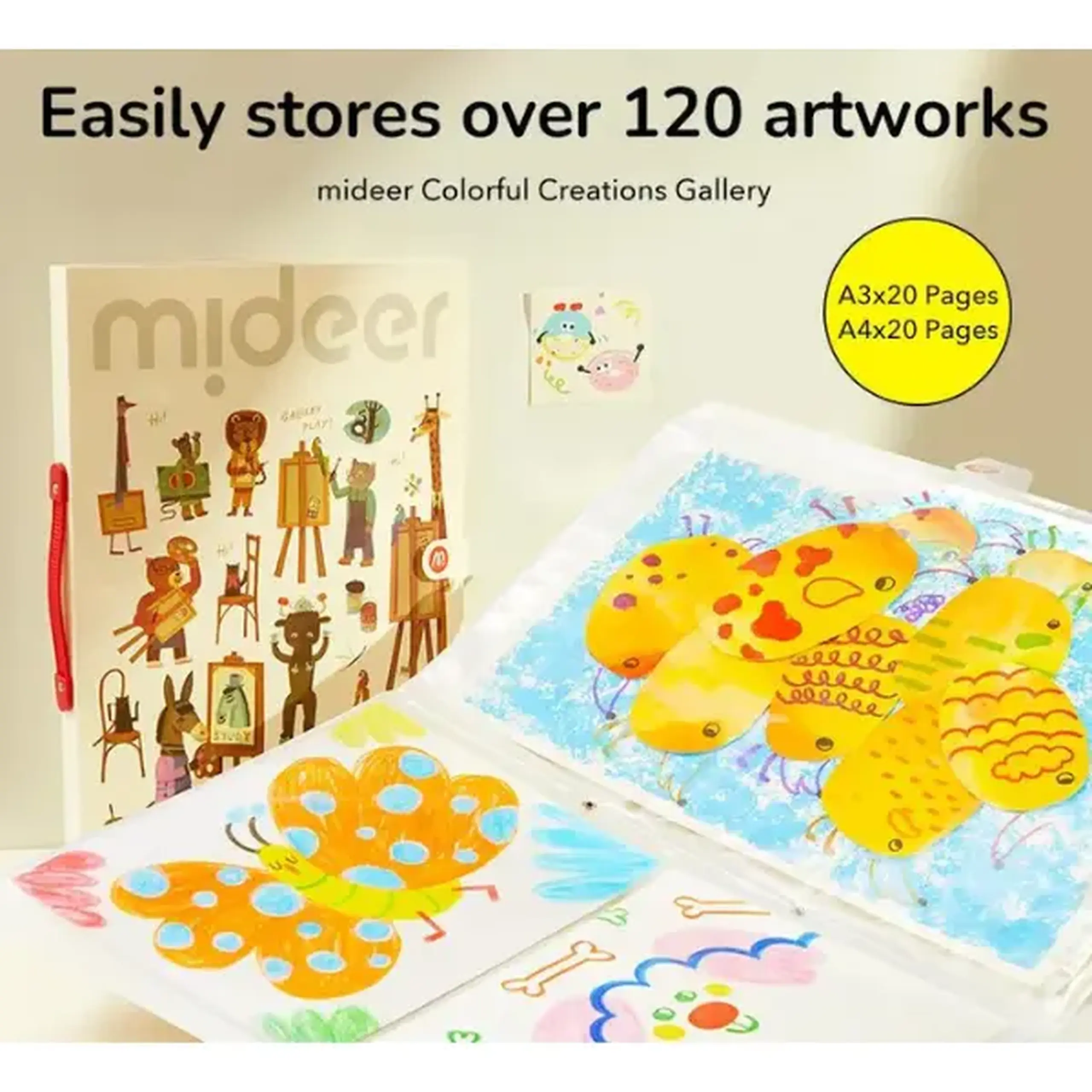 Organizator pentru Desene A3/A4 "Galeria Creațiilor"