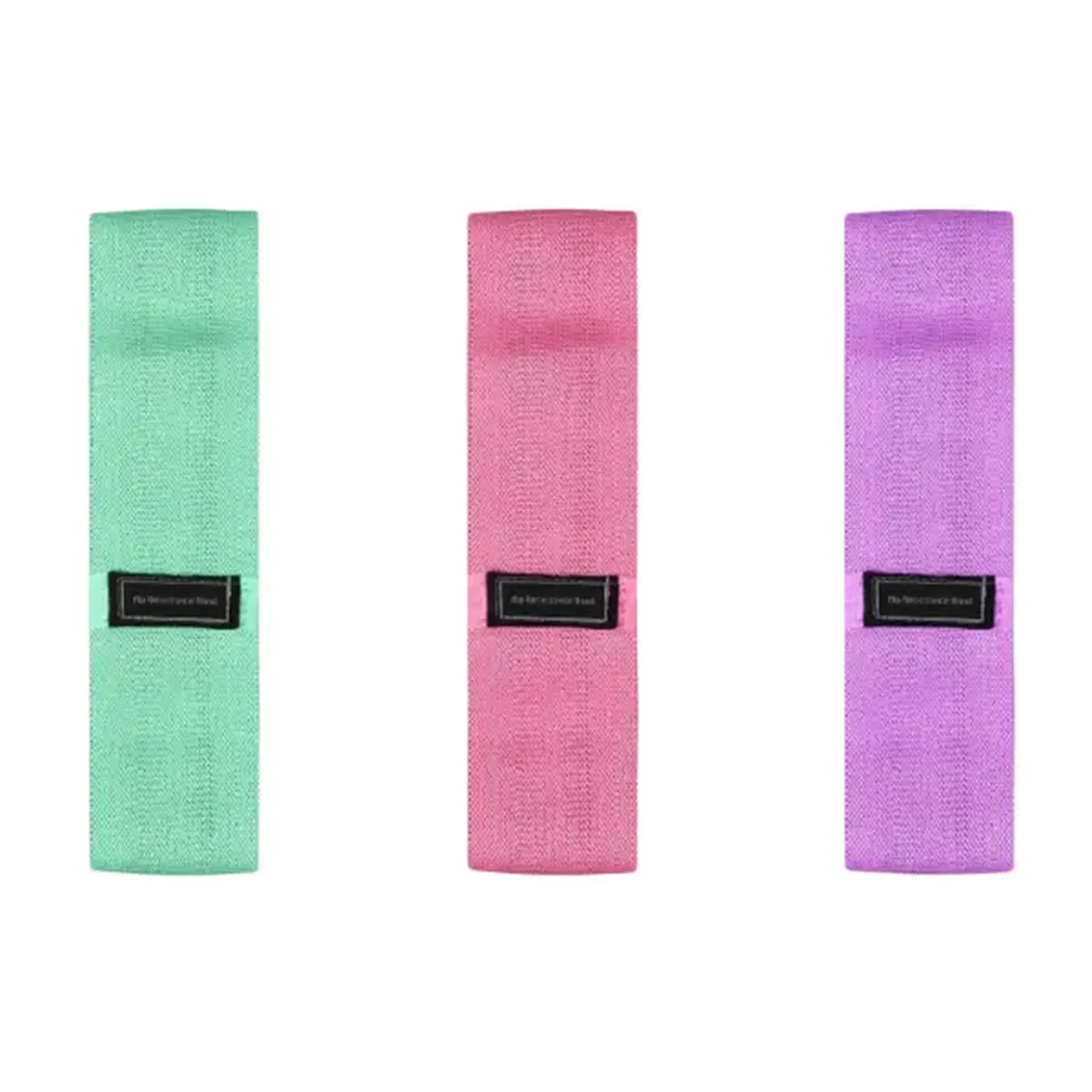 Set de 3 benzi fitness din latex pentru yoga, 7 cm lățime