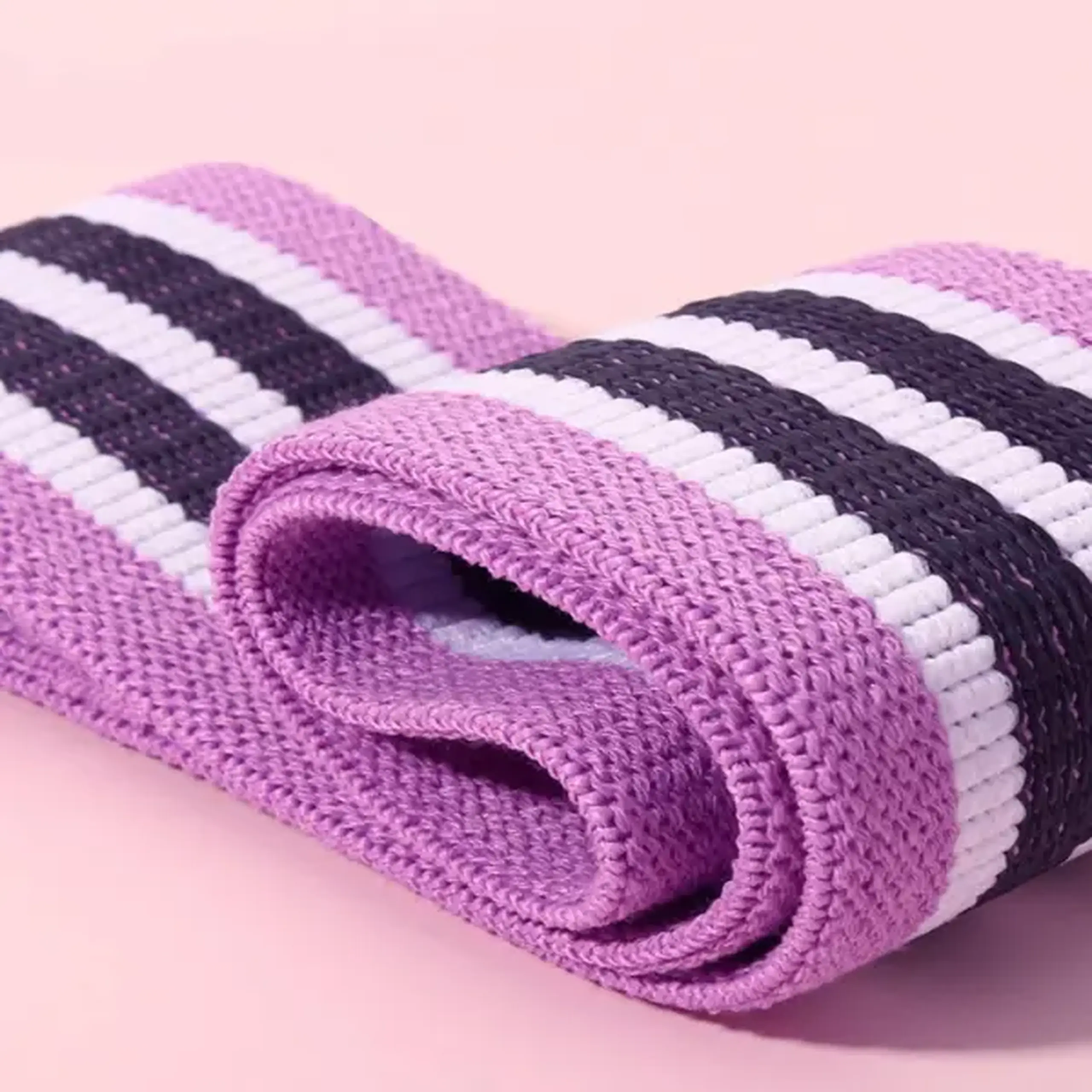 Set de 3 benzi fitness din latex pentru yoga, 7 cm lățime