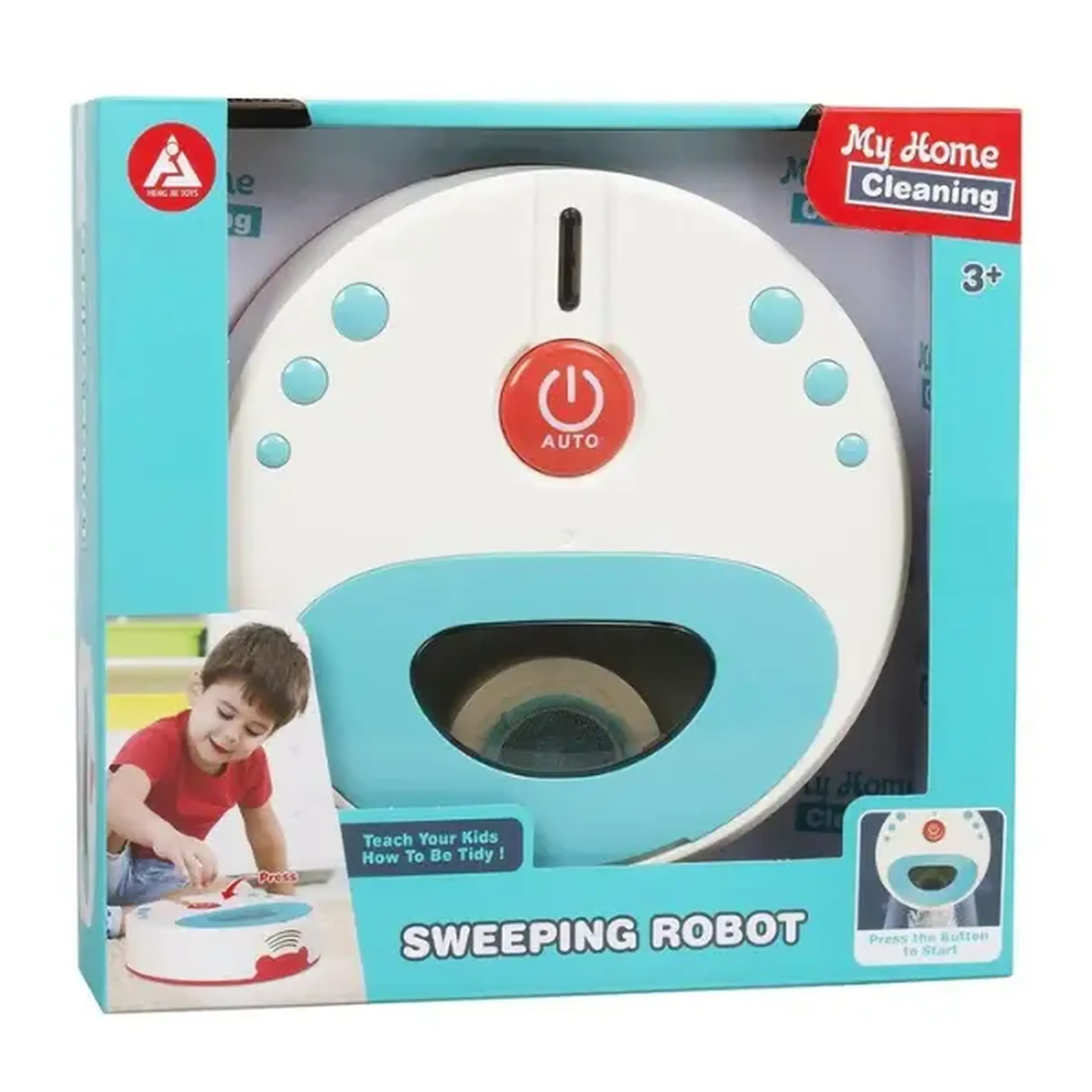 Mini-aspirator robot pentru copii "Curățenie Distractivă"