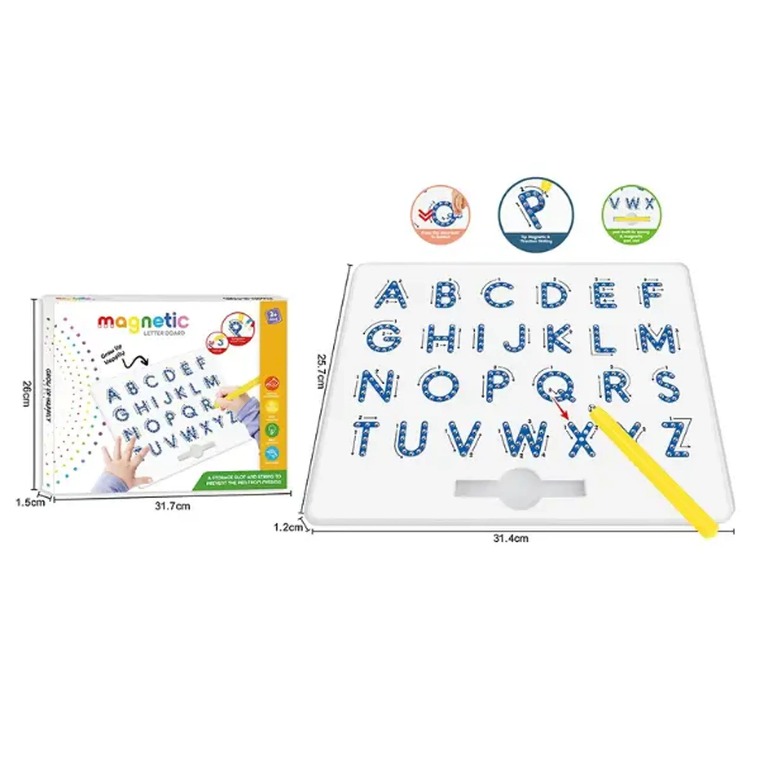 Joc de masă „Tablă de litere magnetică”