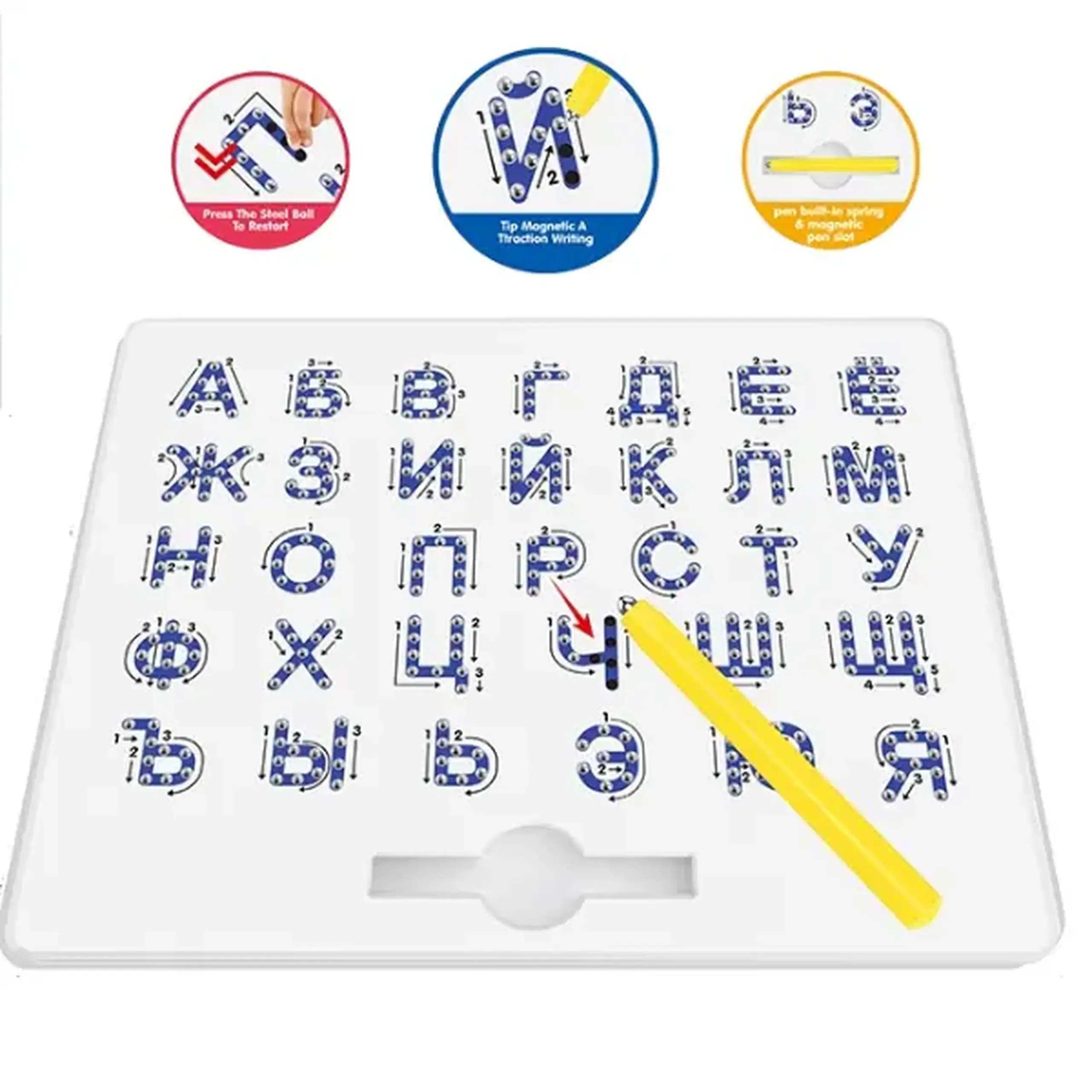 Joc de masă „Tablă de litere magnetică” (rus.)