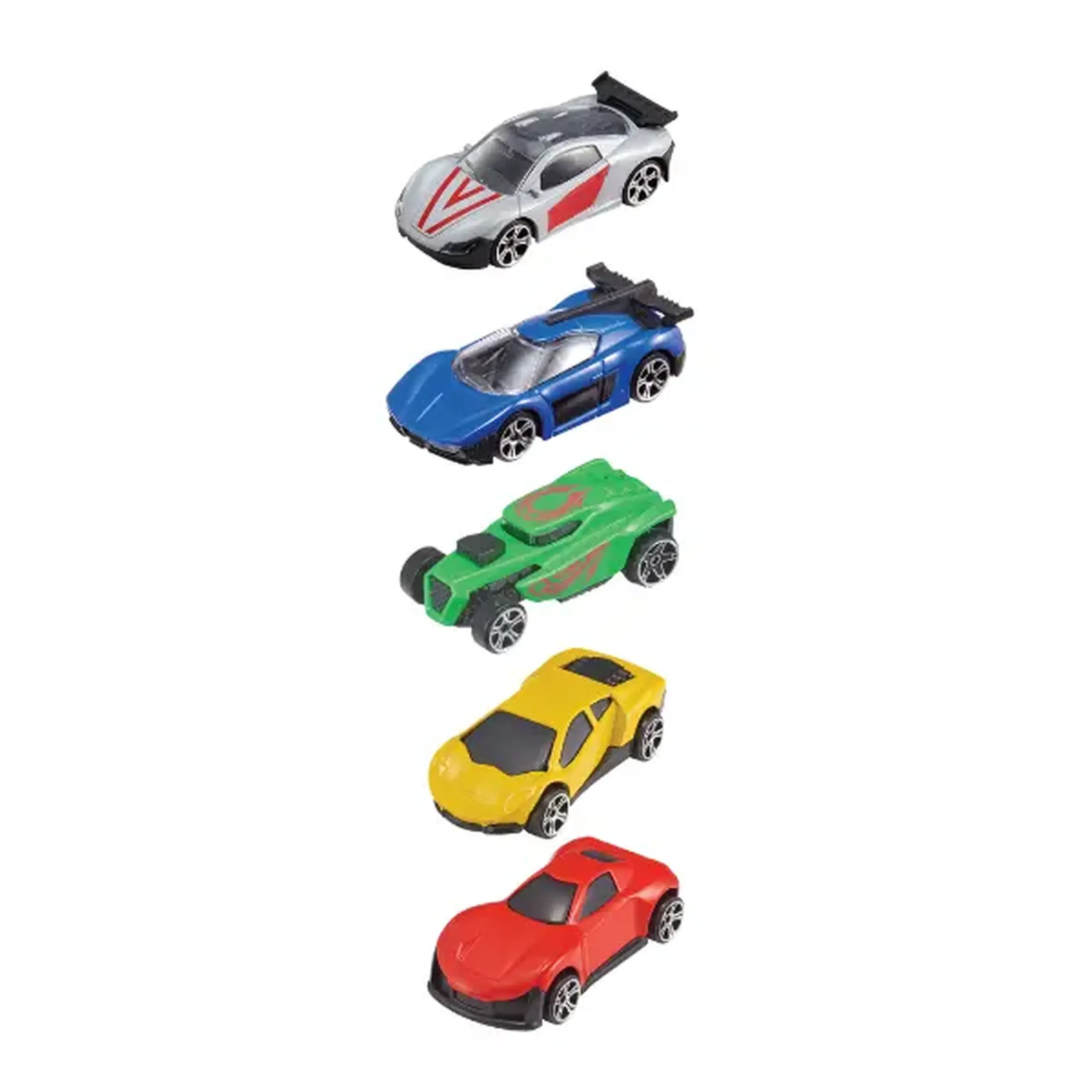 Set de 5 mașini Teamsterz Street Machines Die-Cast, în as.