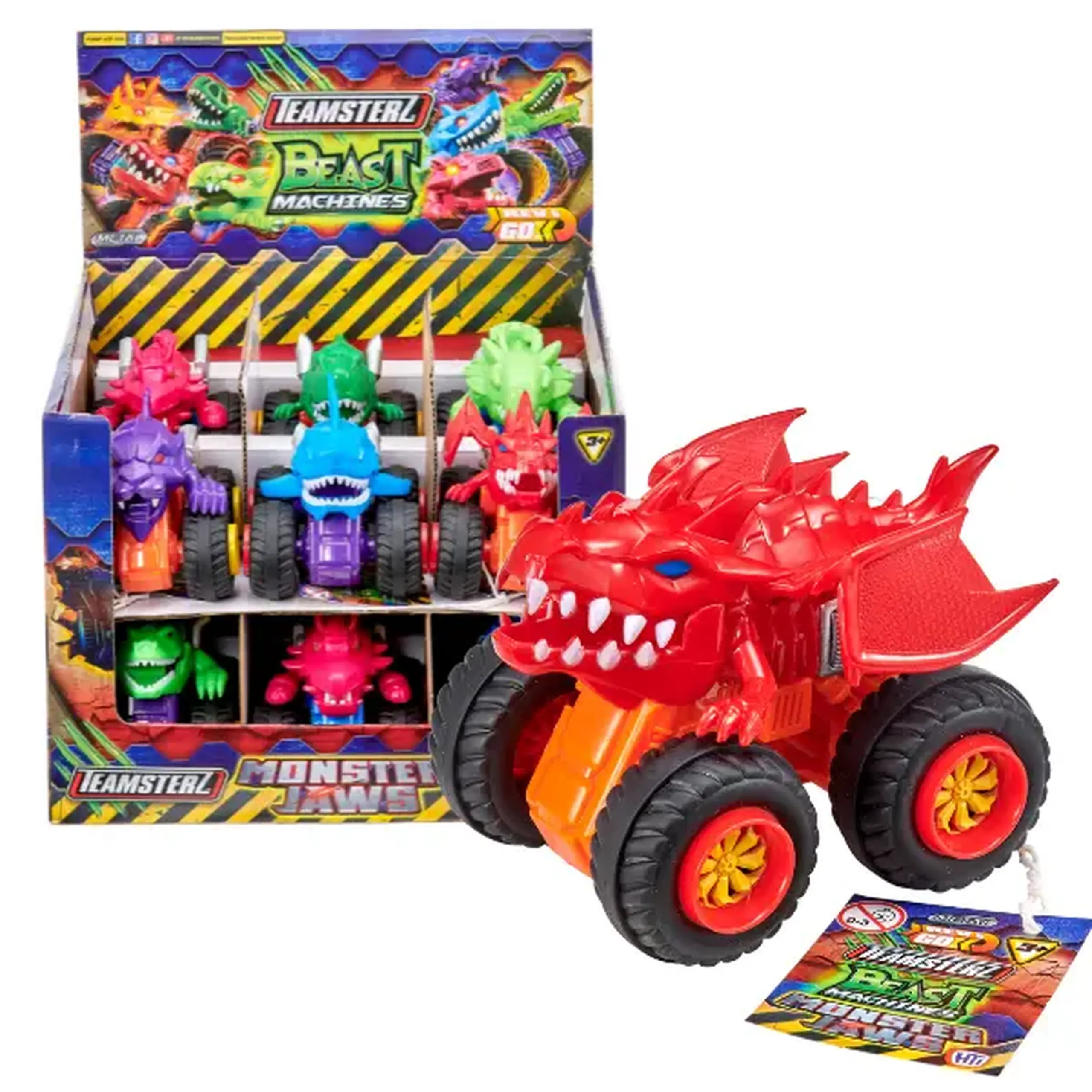 Mașinuța-monstru Teamsterz Beast Machines Monster Jaws, în as.
