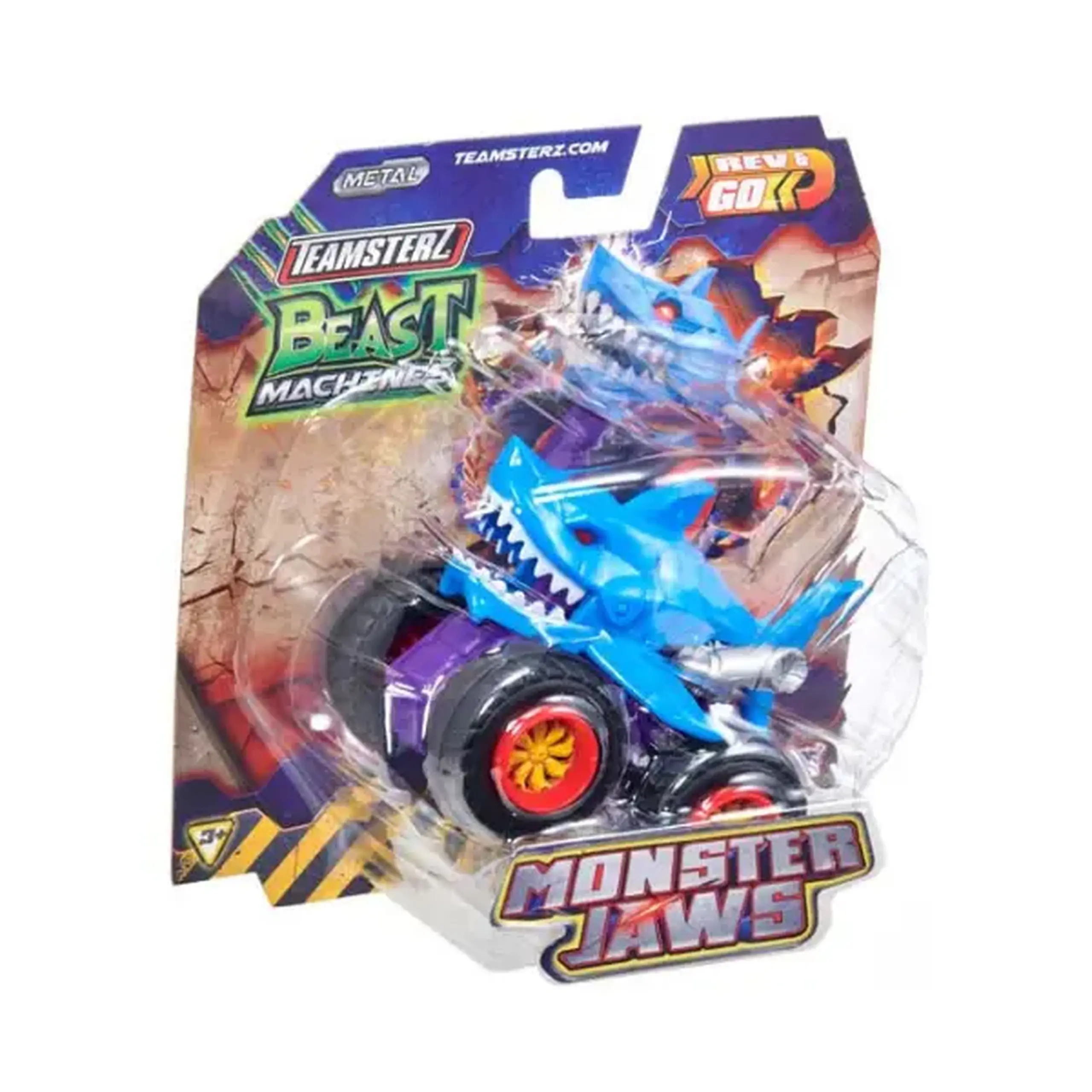 Mașinuța-monstru Teamsterz Beast Machines Monster Jaws, în as.