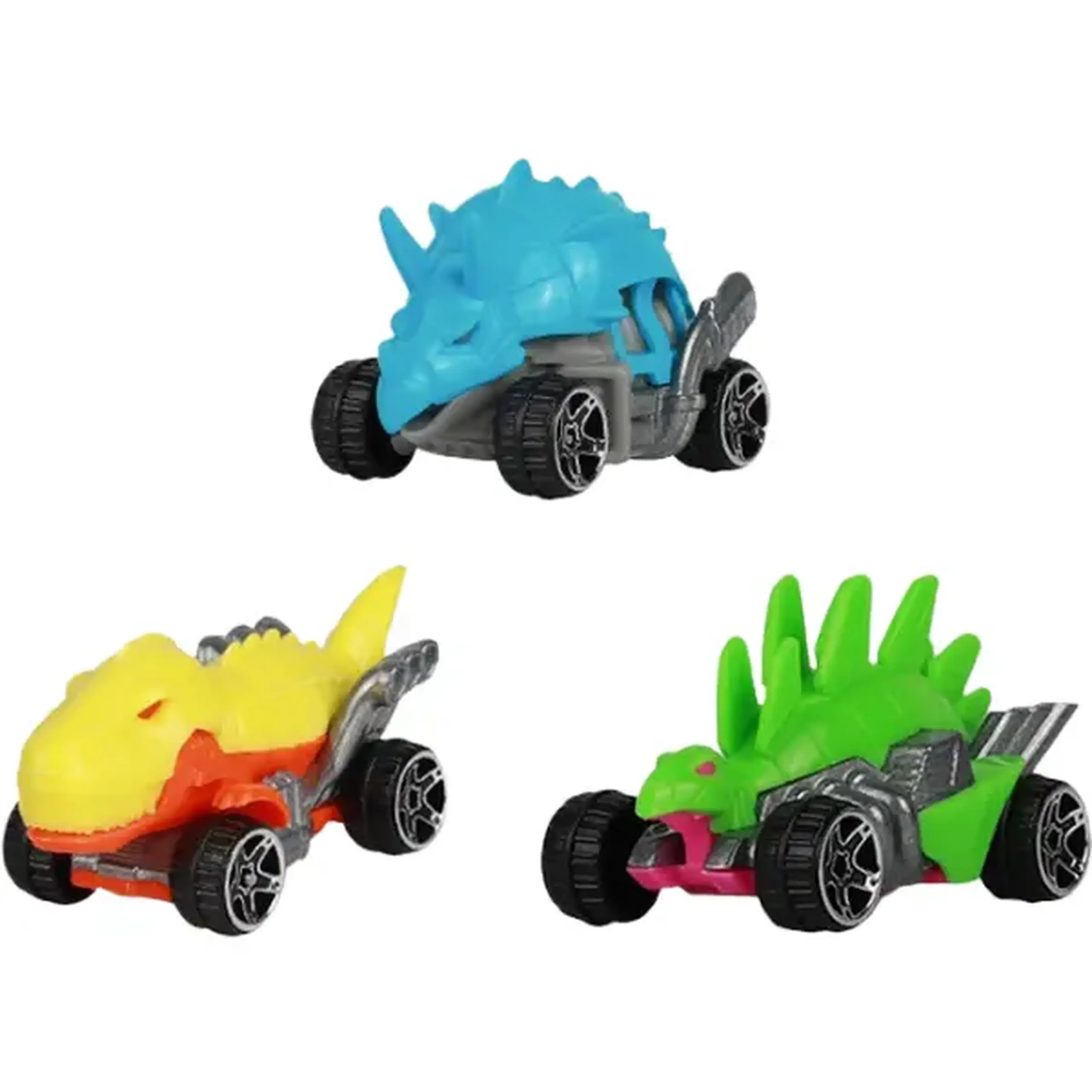 Set de 3 mașini Teamsterz Beast Machines Die-Cast, în as.
