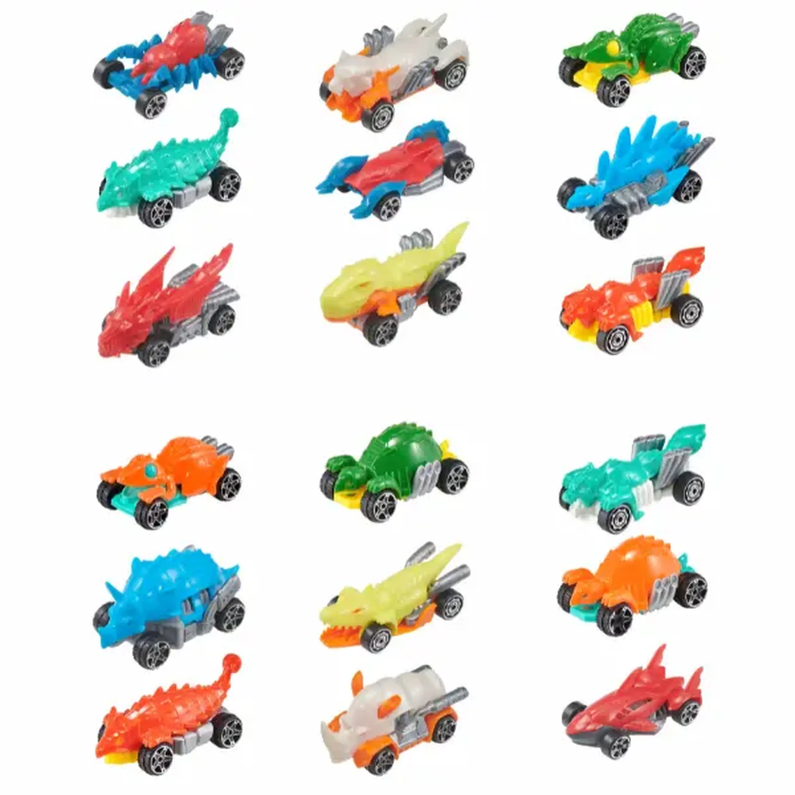 Set de 3 mașini Teamsterz Beast Machines Die-Cast, în as.