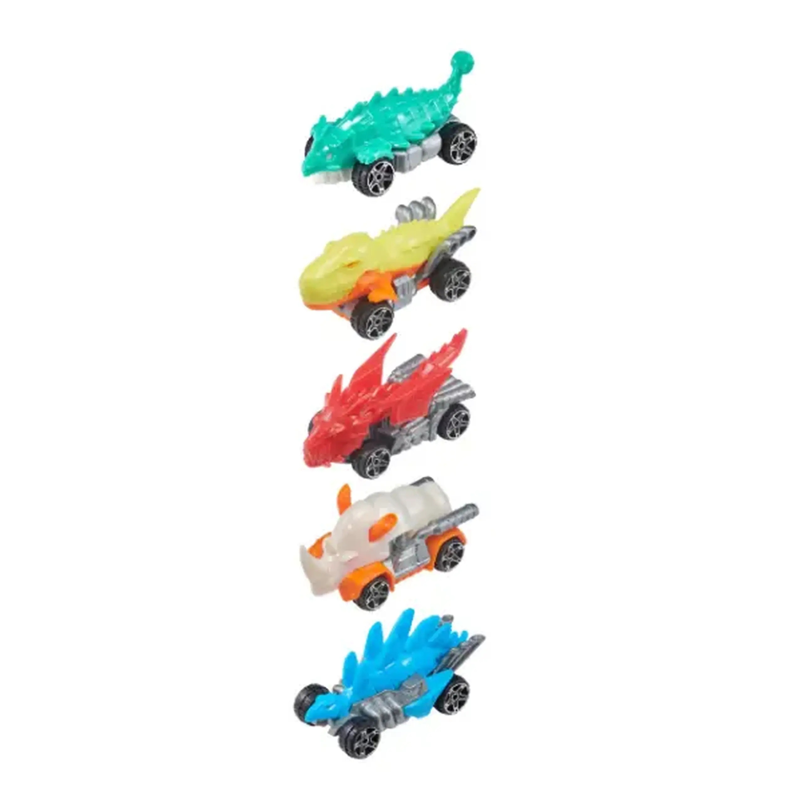 Set de 5 mașini Teamsterz Beast Machines Die-Cast, în as.