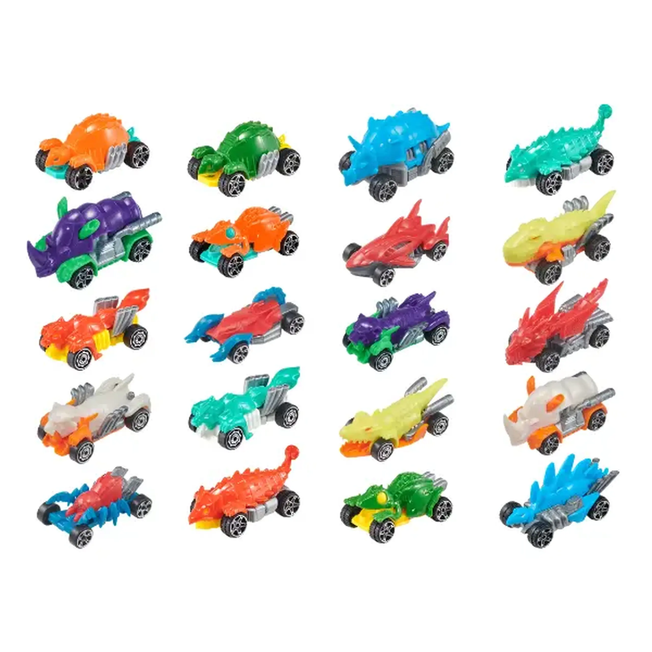 Set de 5 mașini Teamsterz Beast Machines Die-Cast, în as.