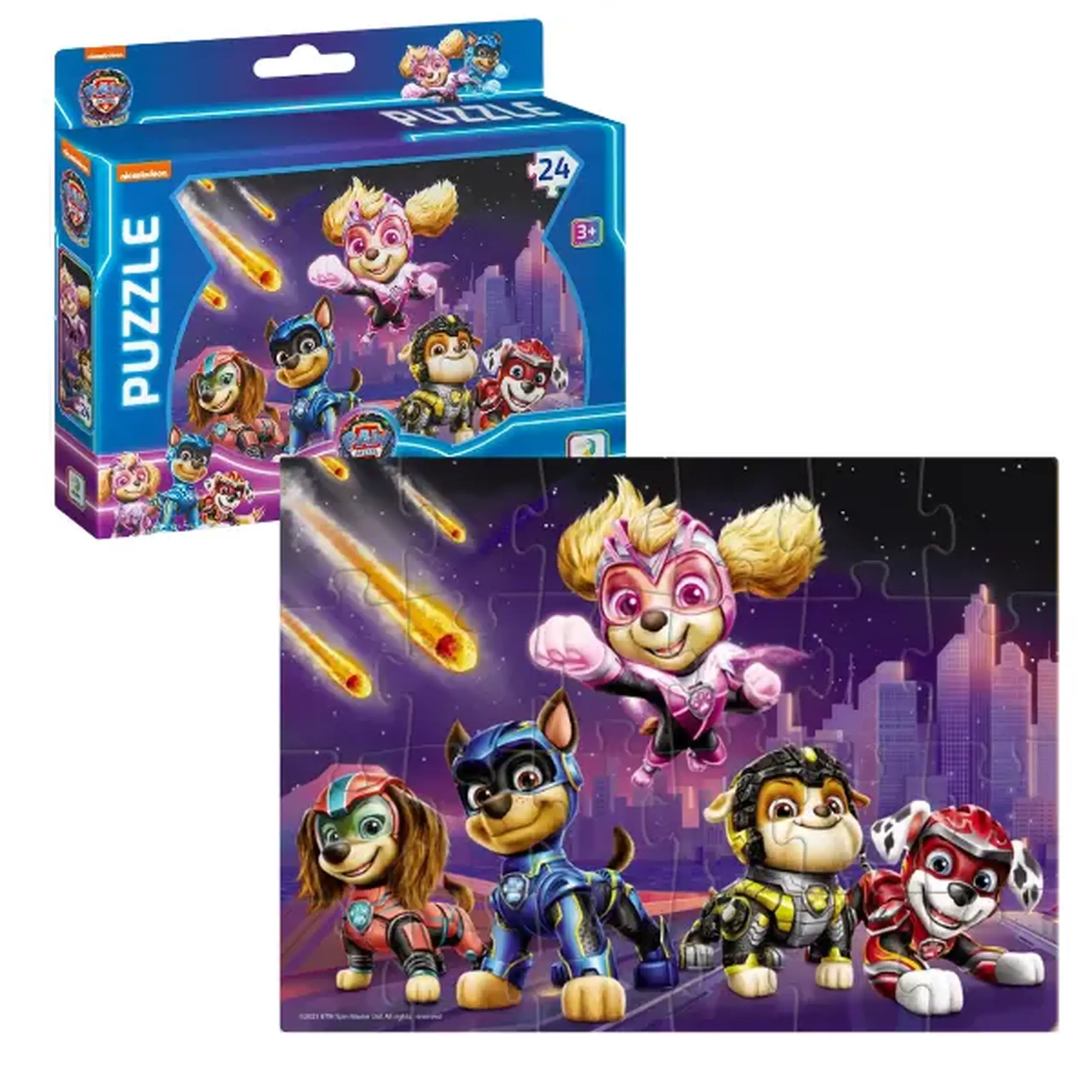 Puzzle educațional "Paw Patrol: Înainte către aventuri", 24 el.