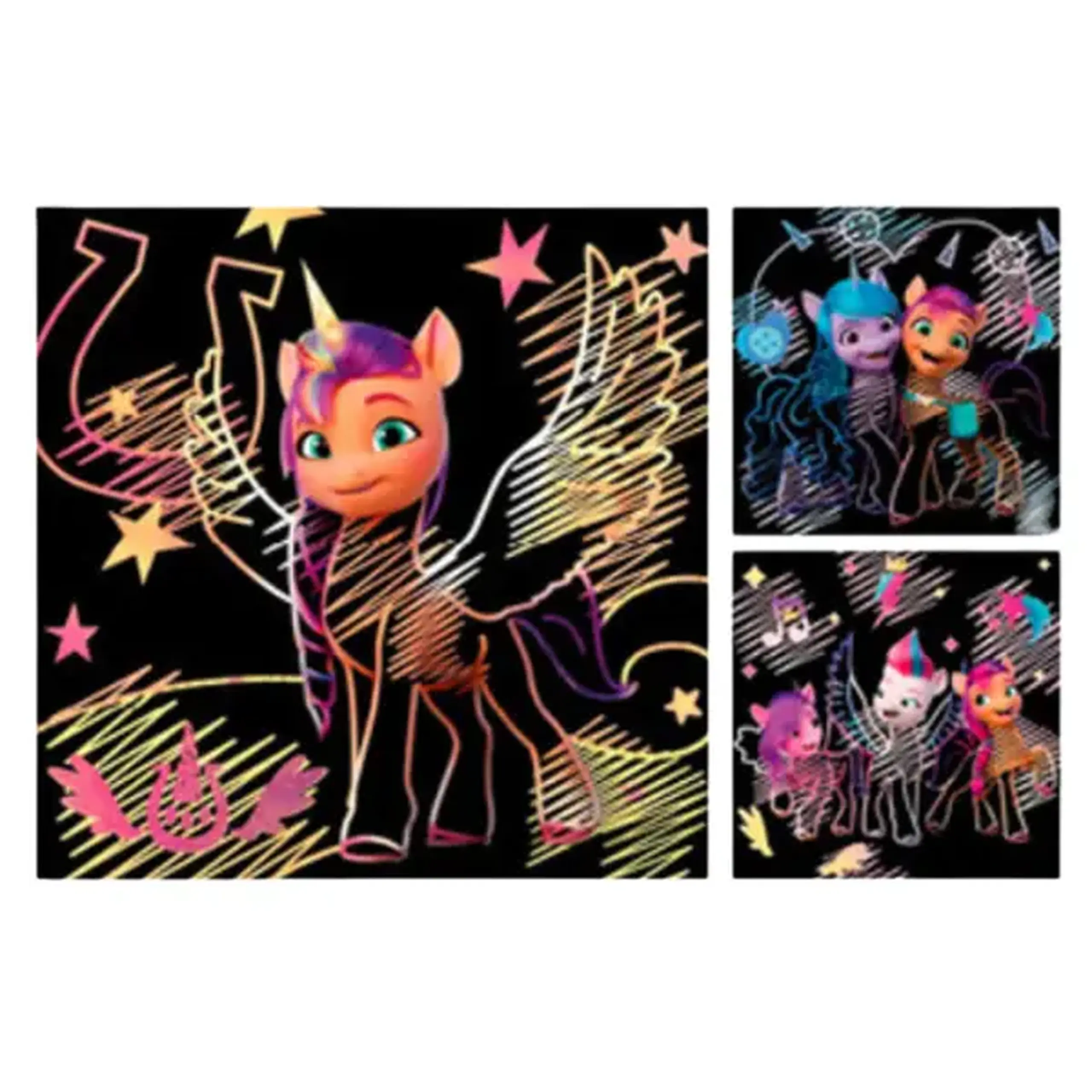 Set de gravuri "Generația nouă", seria My little pony