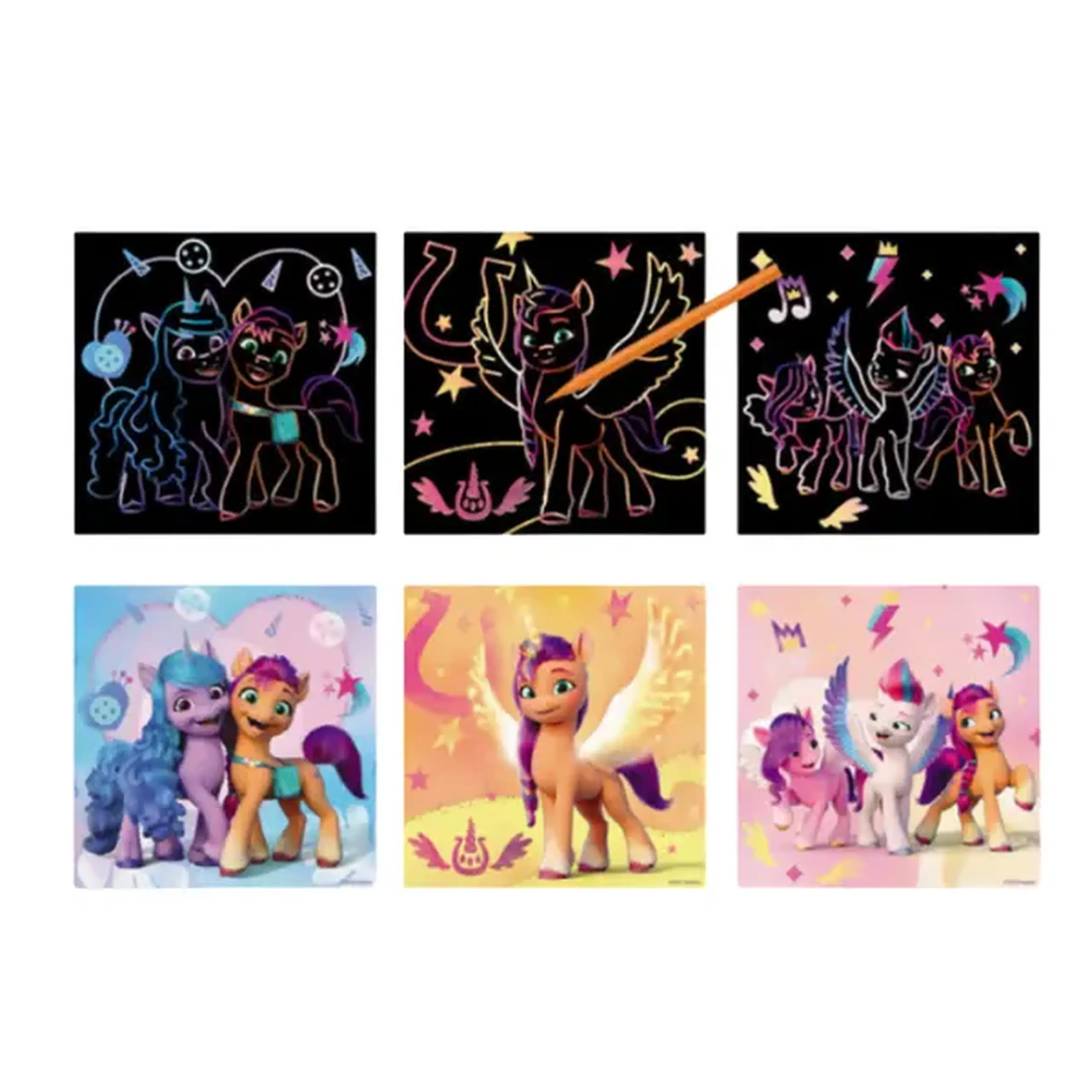 Set de gravuri "Generația nouă", seria My little pony