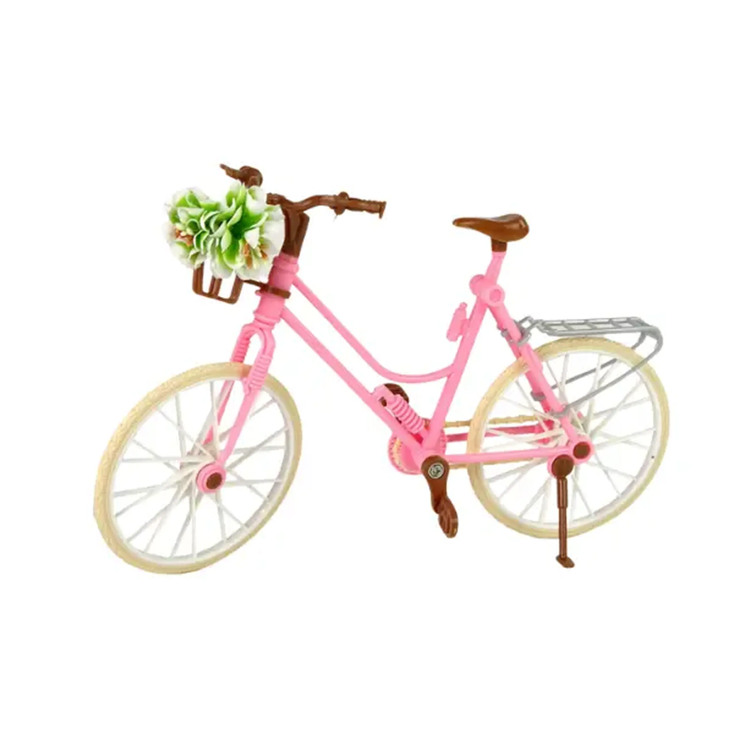 Păpușa Emily cu bicicletă