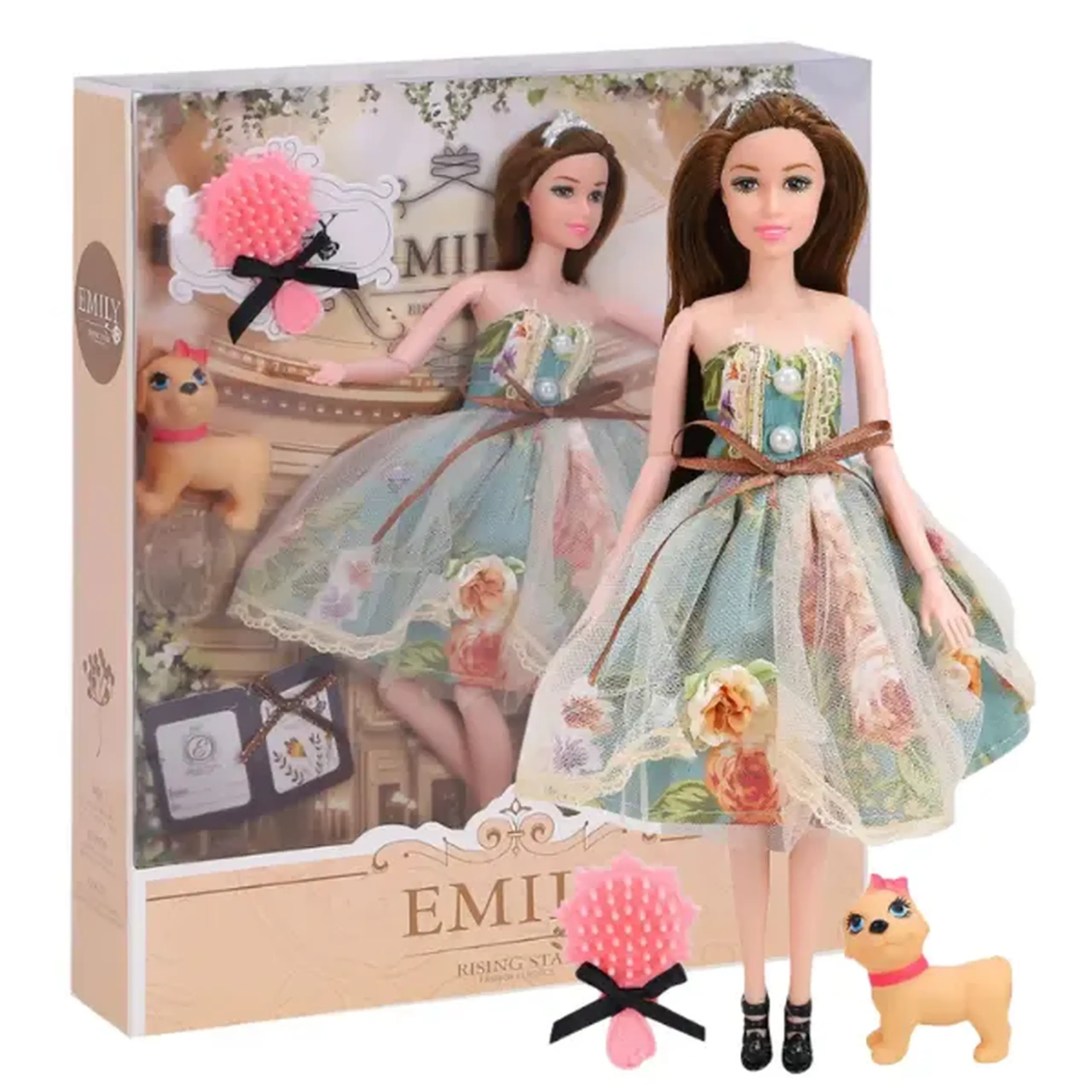 Păpușa Emily "Seria cu animăluț și accesorii"