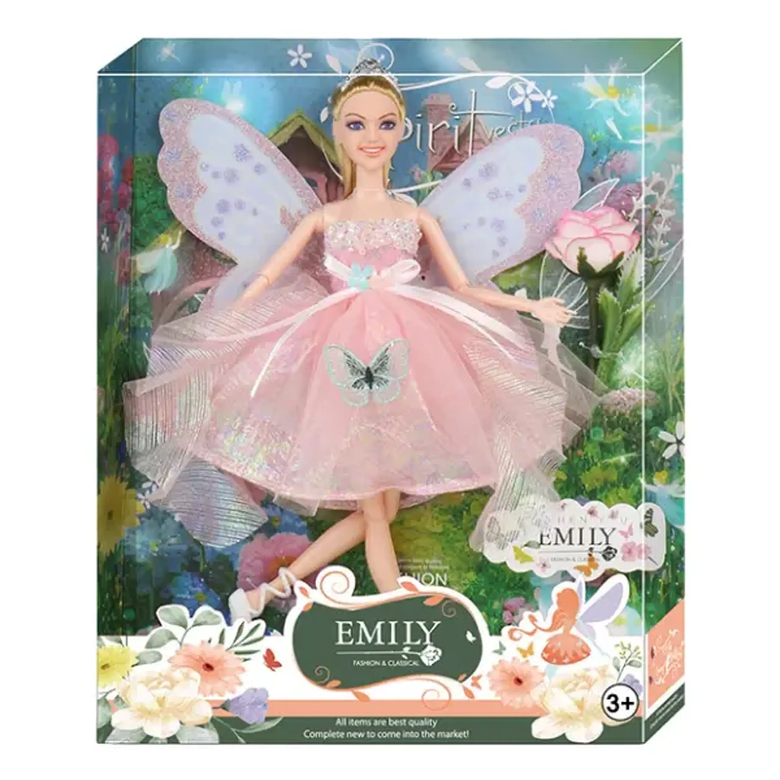 Păpușa Emily-Zână, cu accesorii