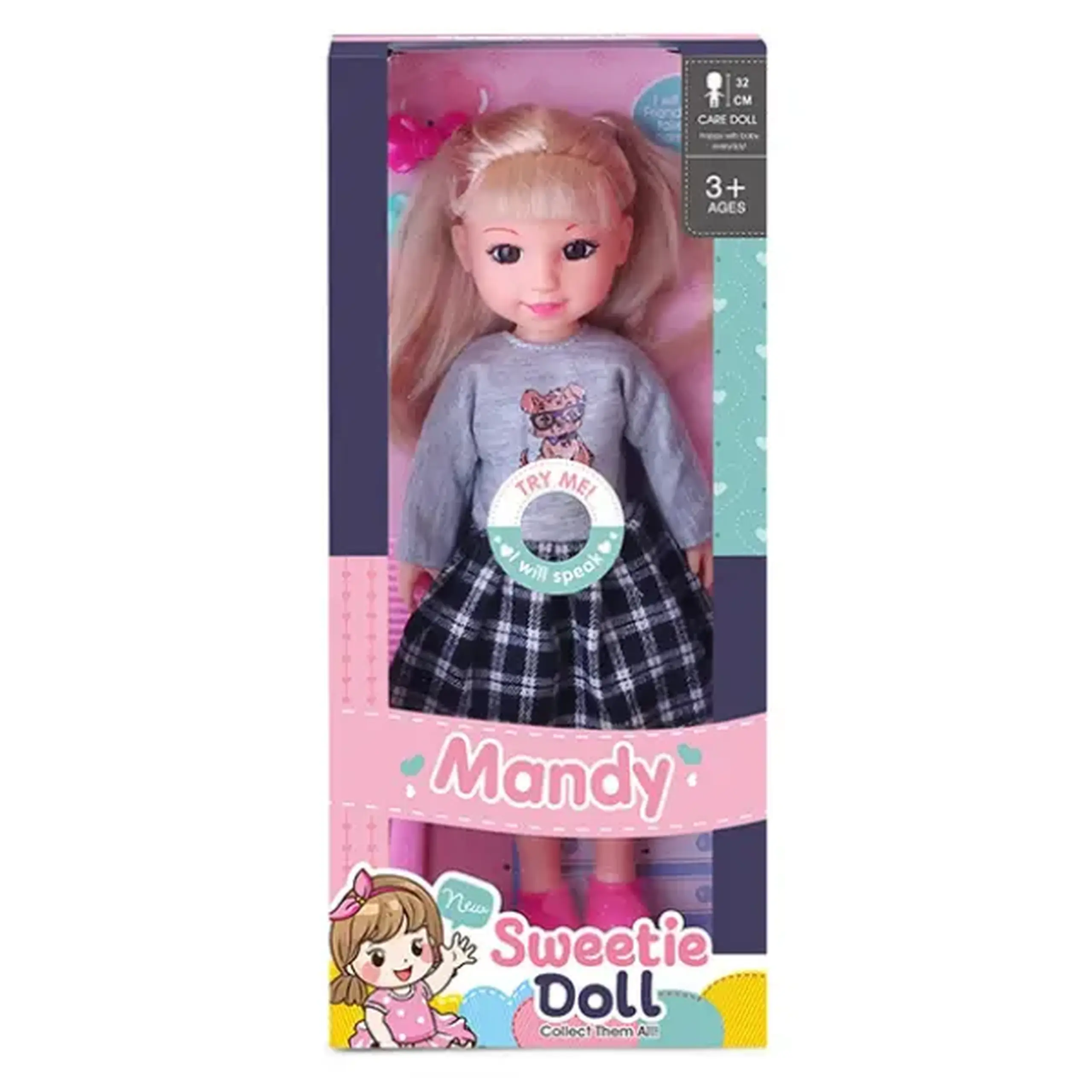 Păpușa Mendy cu accesorii și efect sonor