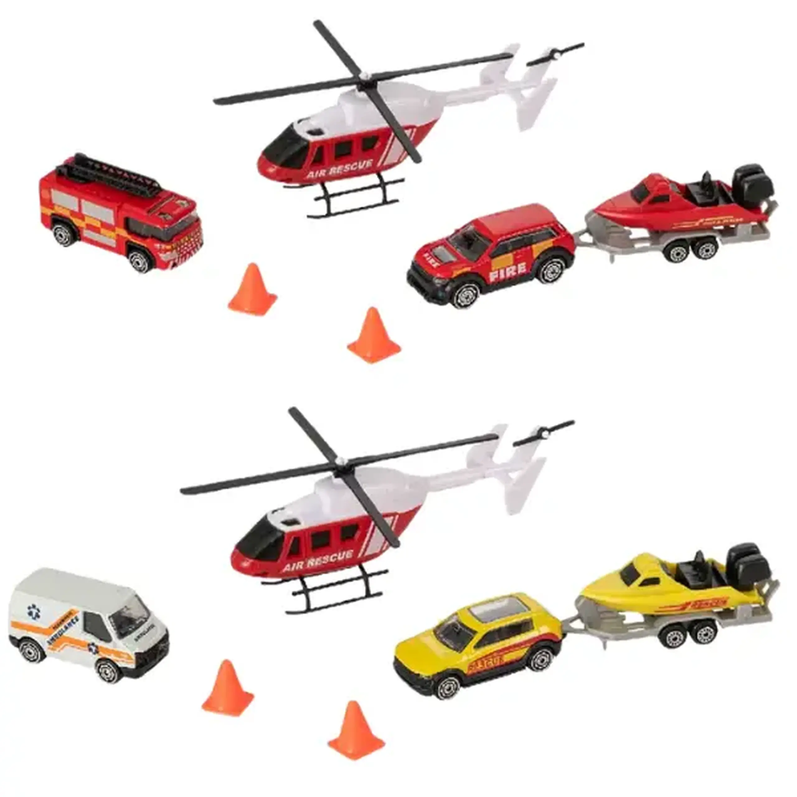 Echipa de salvare aeriană și maritimă, 2 culori