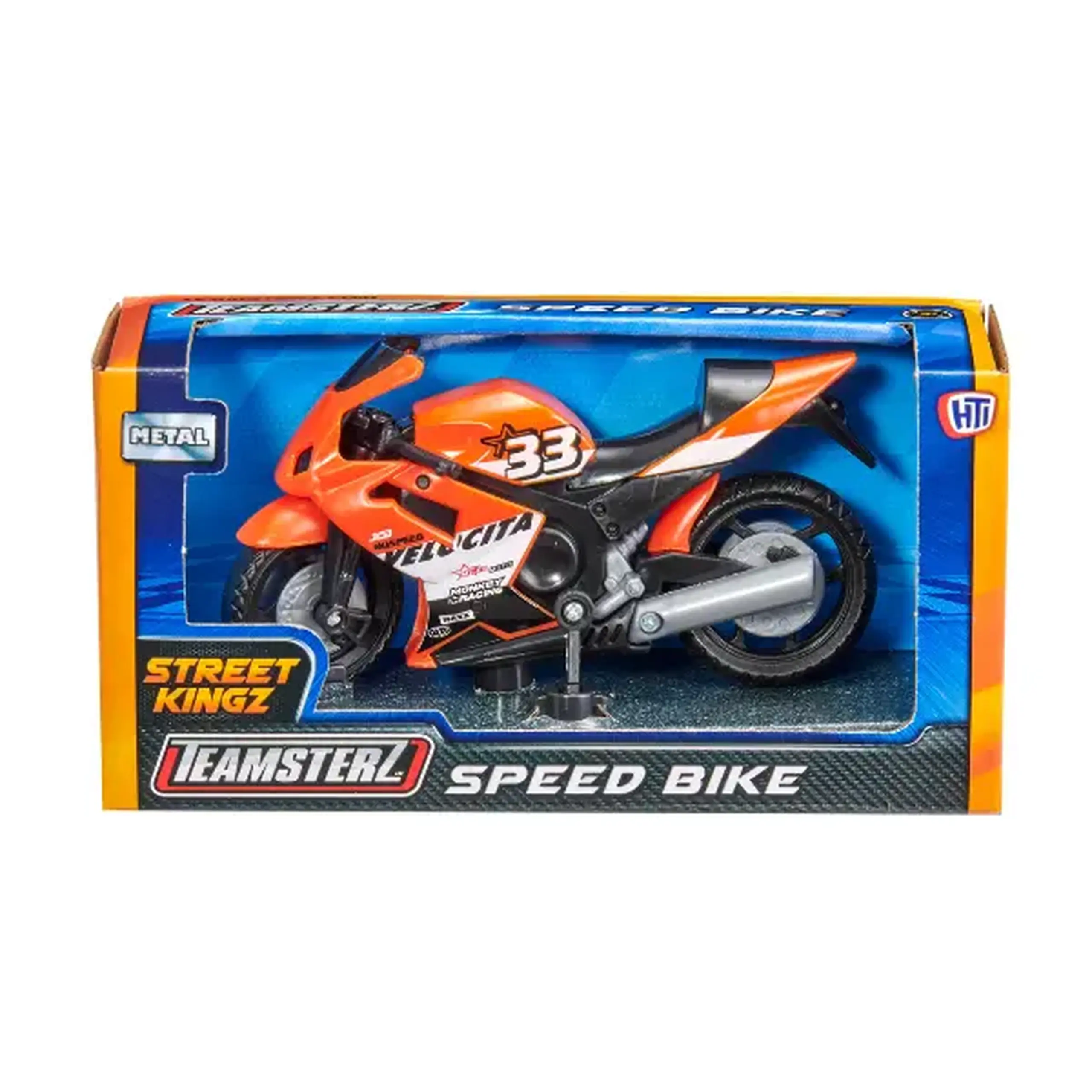 Motocicletă Teamsterz, în as.