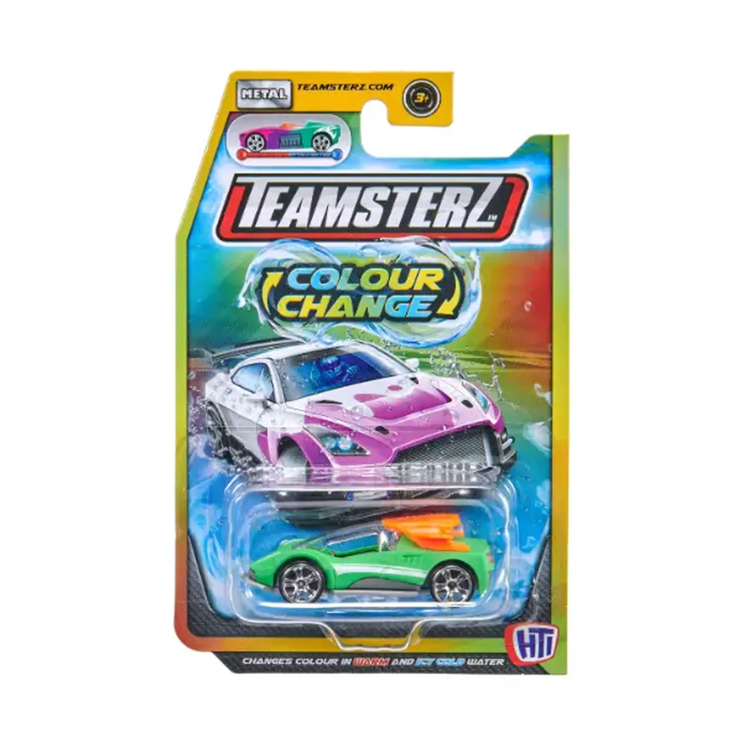 Mașinuța cu schimbare de culoare Teamsterz S/M, în as.