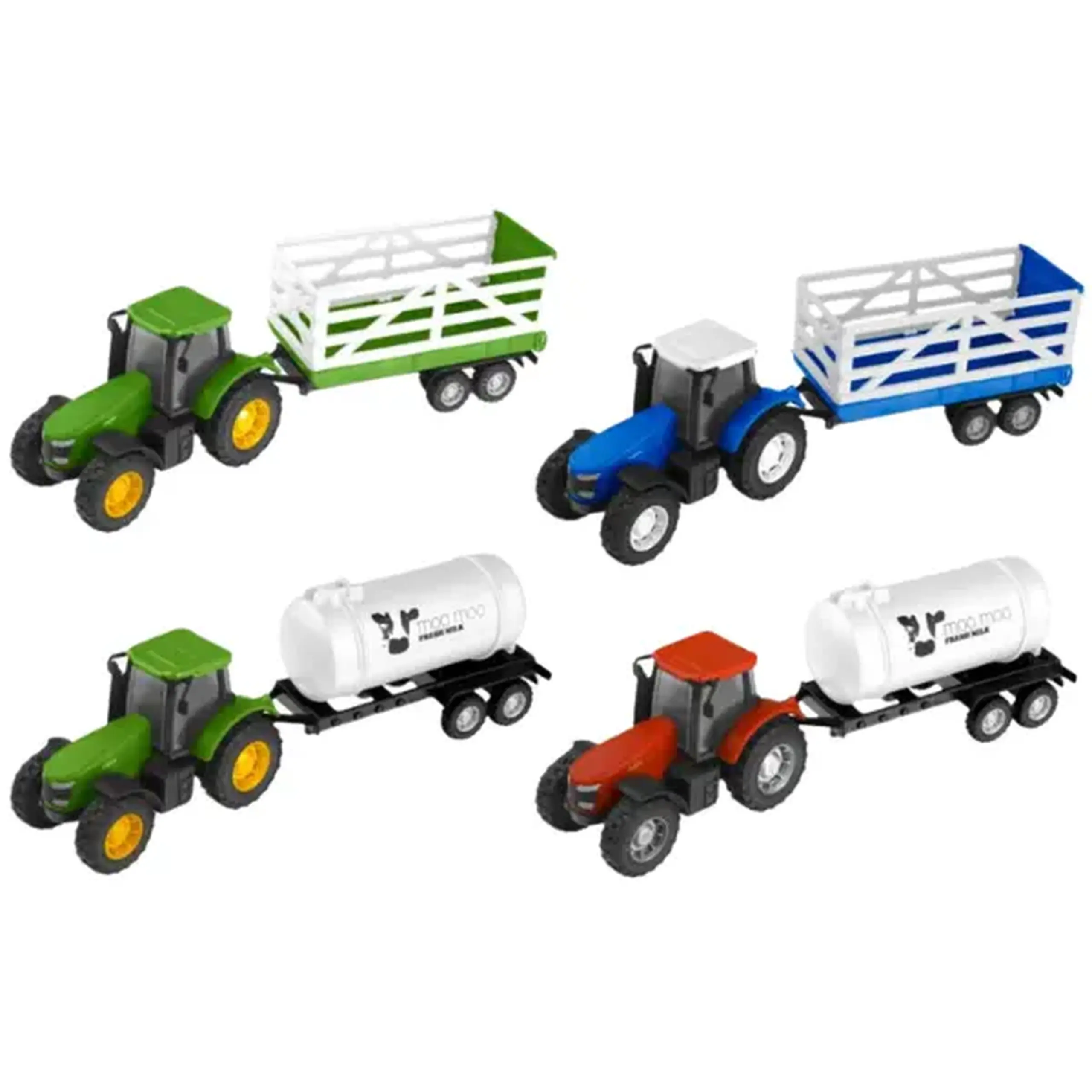 Tractor cu remorcă Teamsterz, în as.