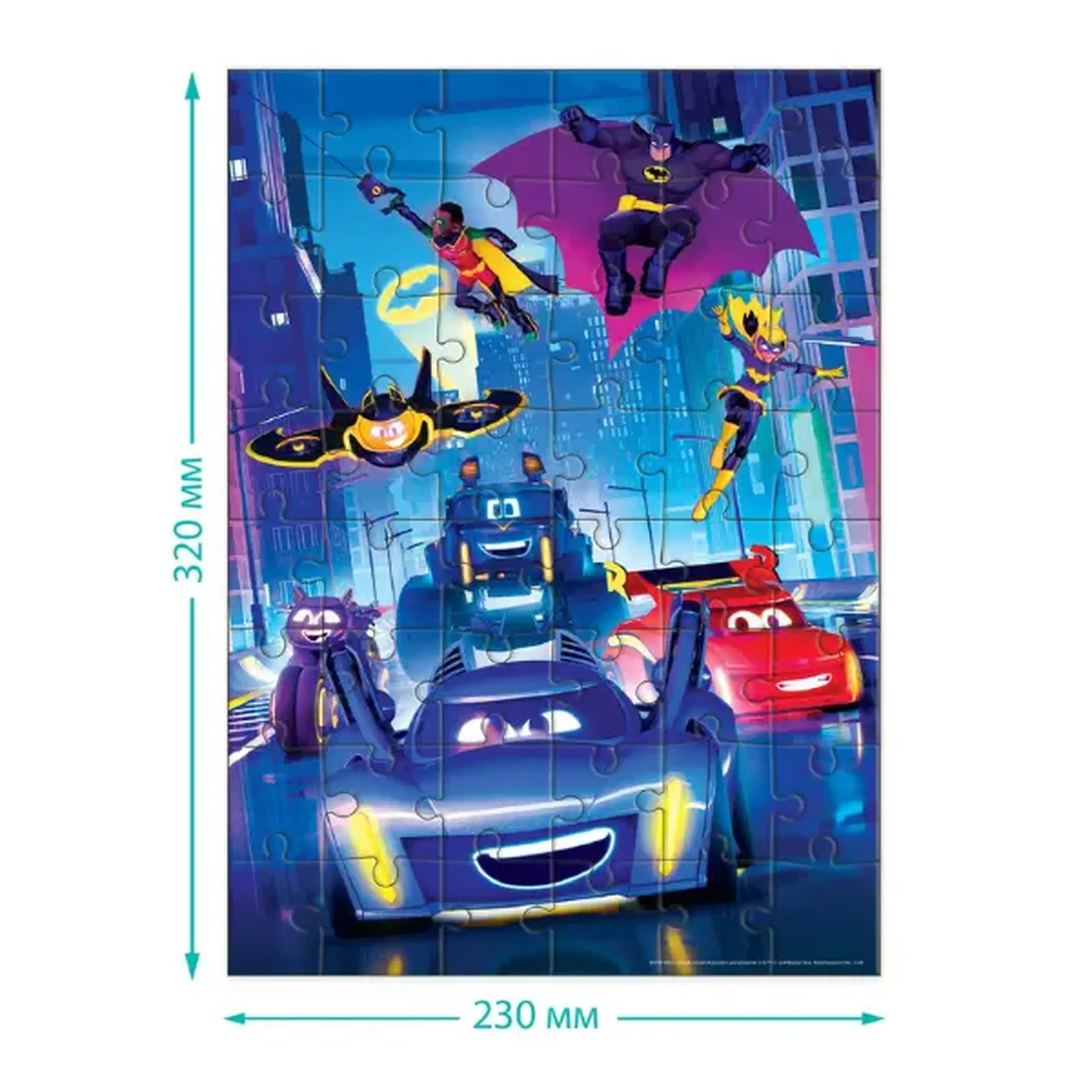 Puzzle «Batwheels: Întâlniți-i pe Batwheels», 48 elem.