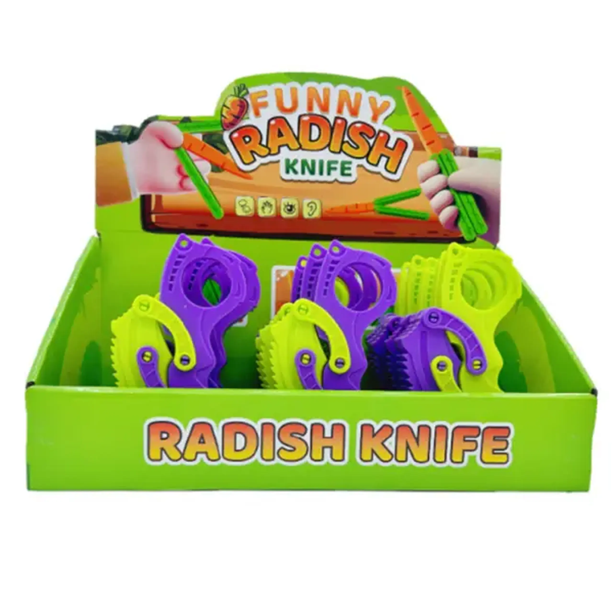Jucărie antistres "Radish-knife"