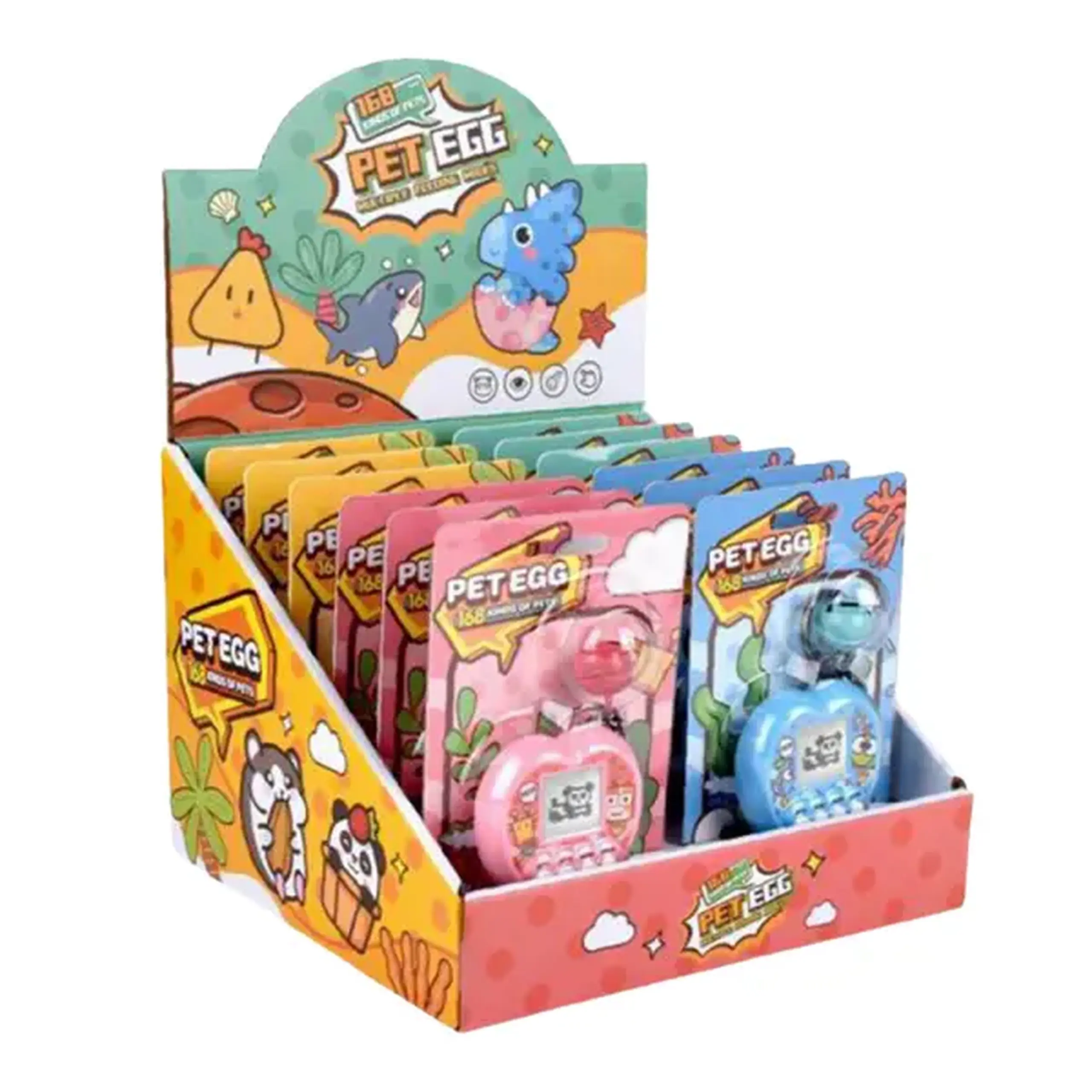 Breloc pentru chei Tamagotchi, în formă de inimă, (as.)