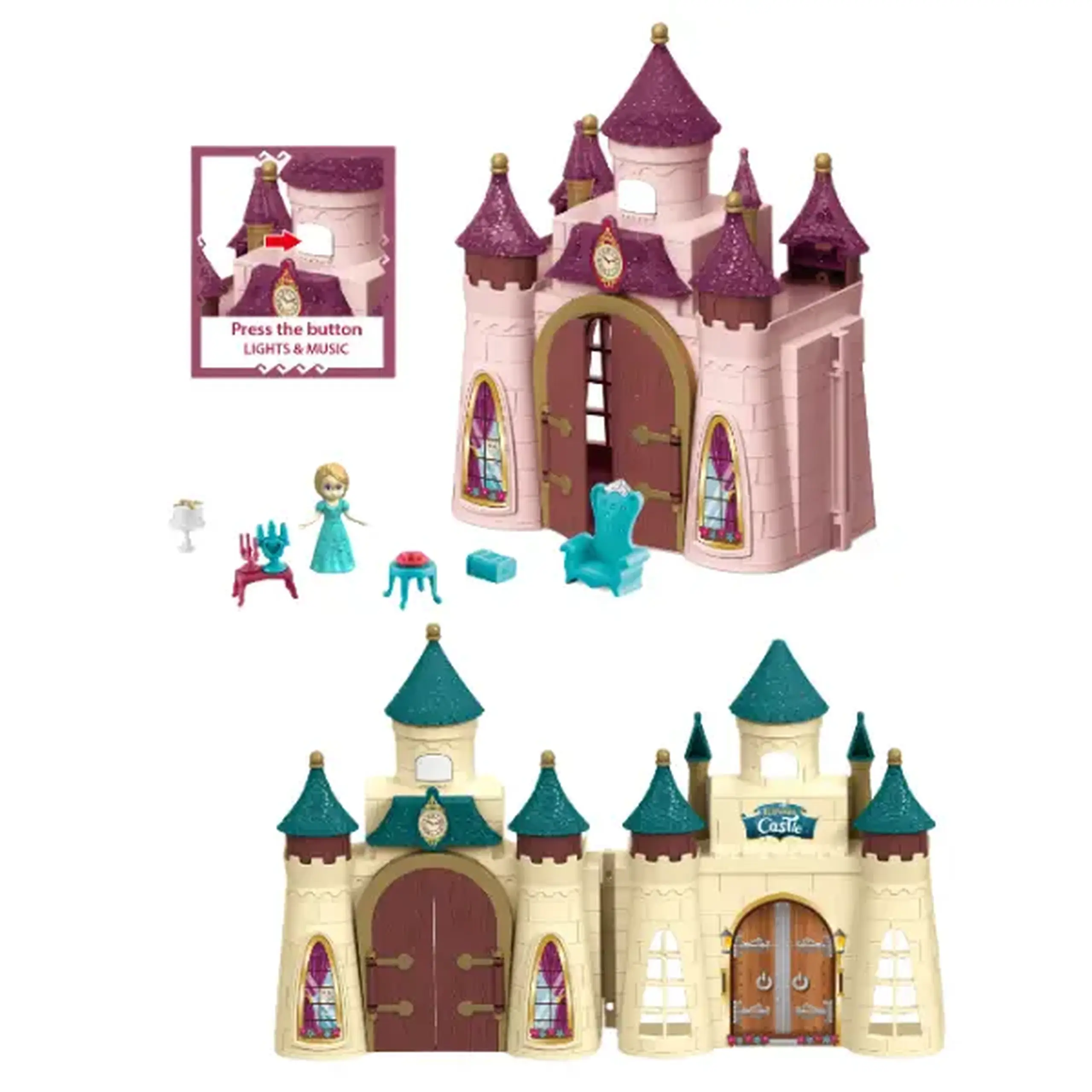 Set de joacă "Castelul Prințesei" (lumini / sunet), (as.)