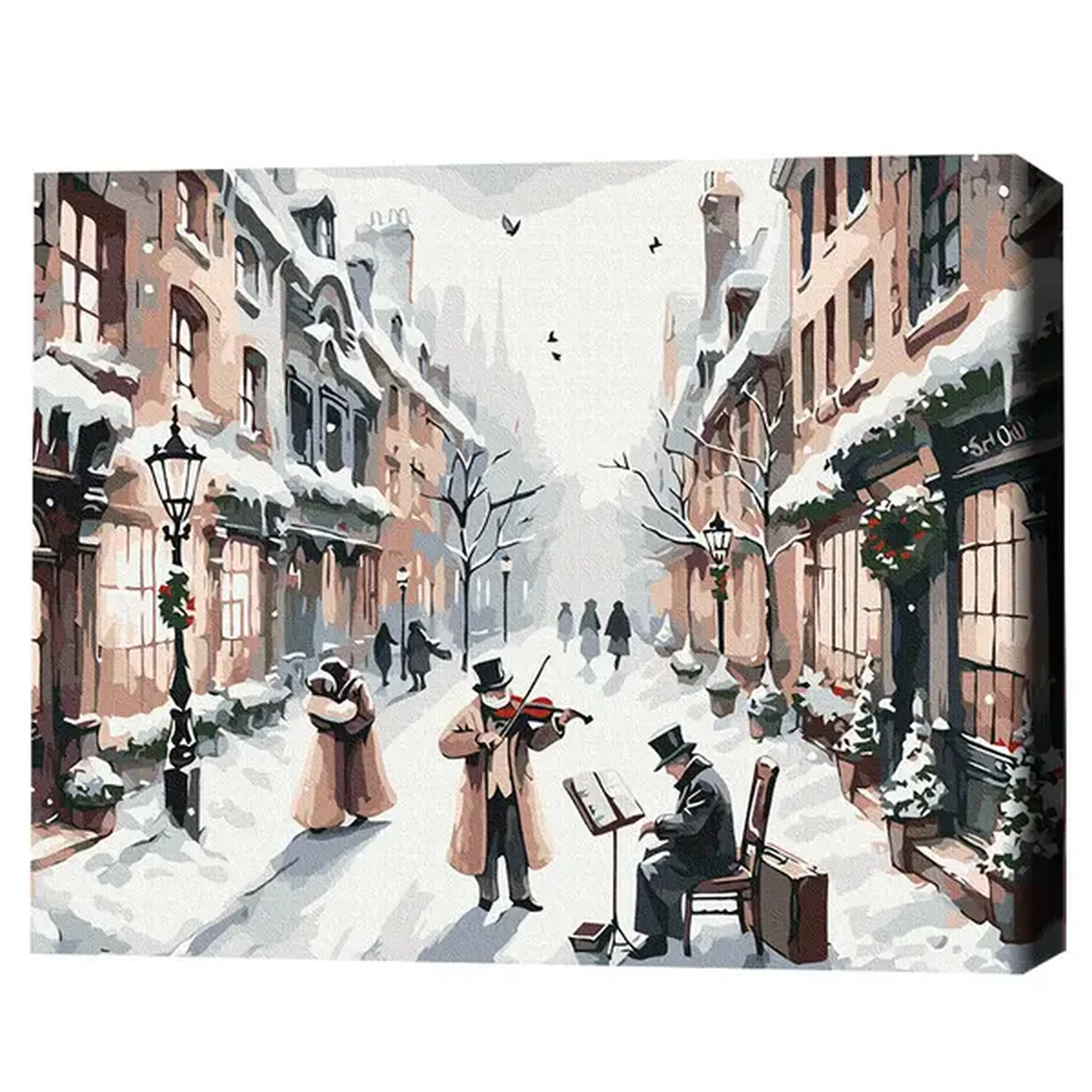Pictură pe numere 40х50 cm (fără cutie) – Melodia de Crăciun