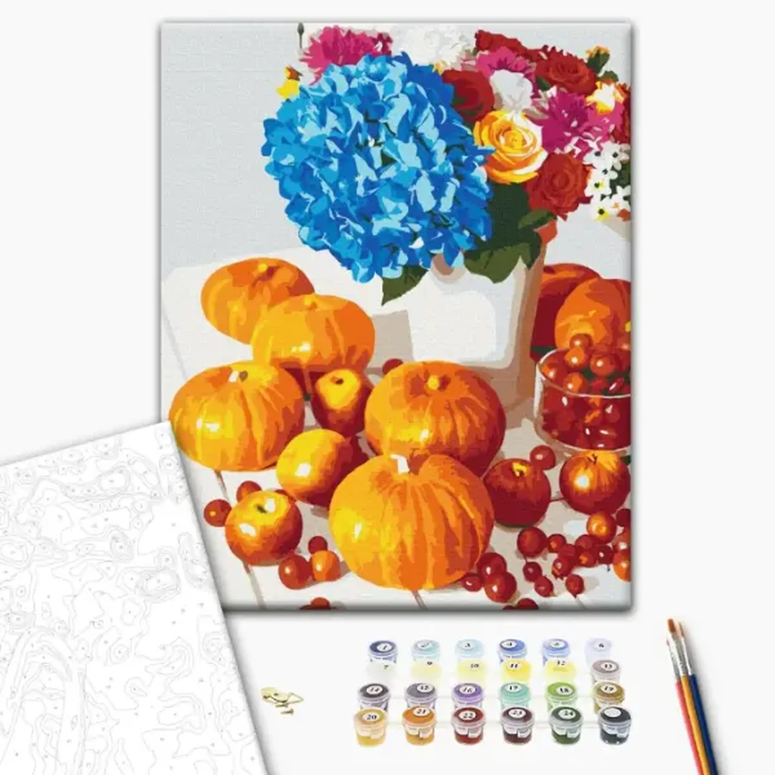 Pictură pe numere 40х50 cm (fără cutie) – Natură moartă cu dovleci