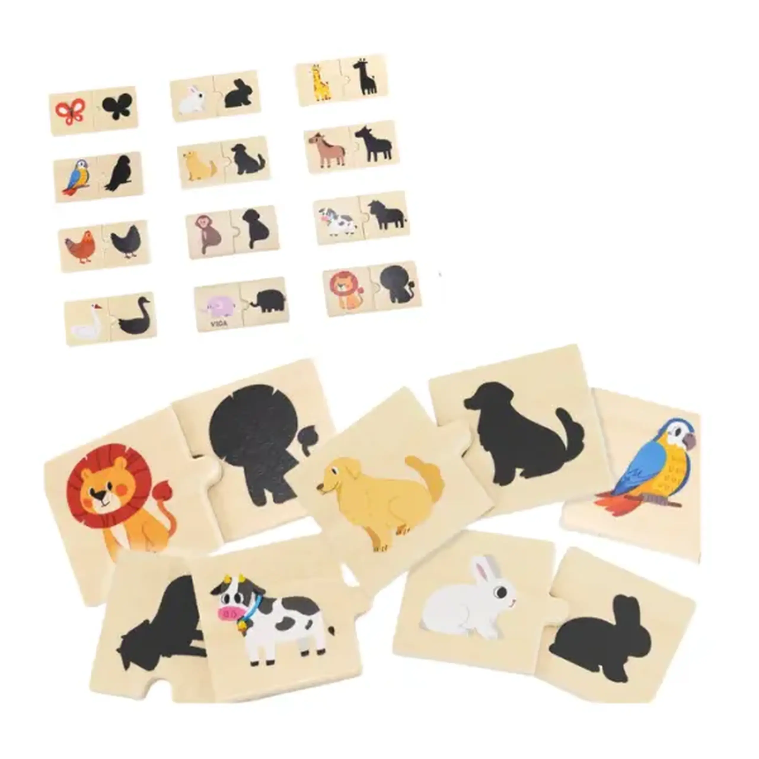 Joc logic de puzzle "Animale", 24 piese
