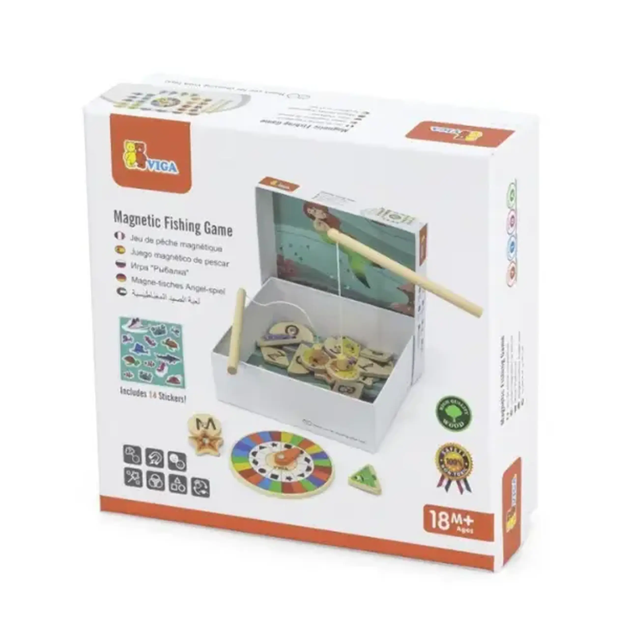 Joc magnetic "Pescuit", (30 de piese)