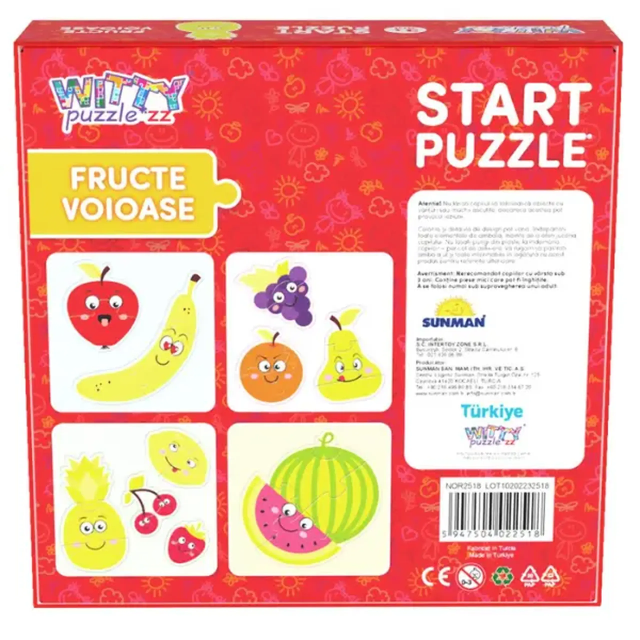 Puzzle "Fructe voioase", (ro)