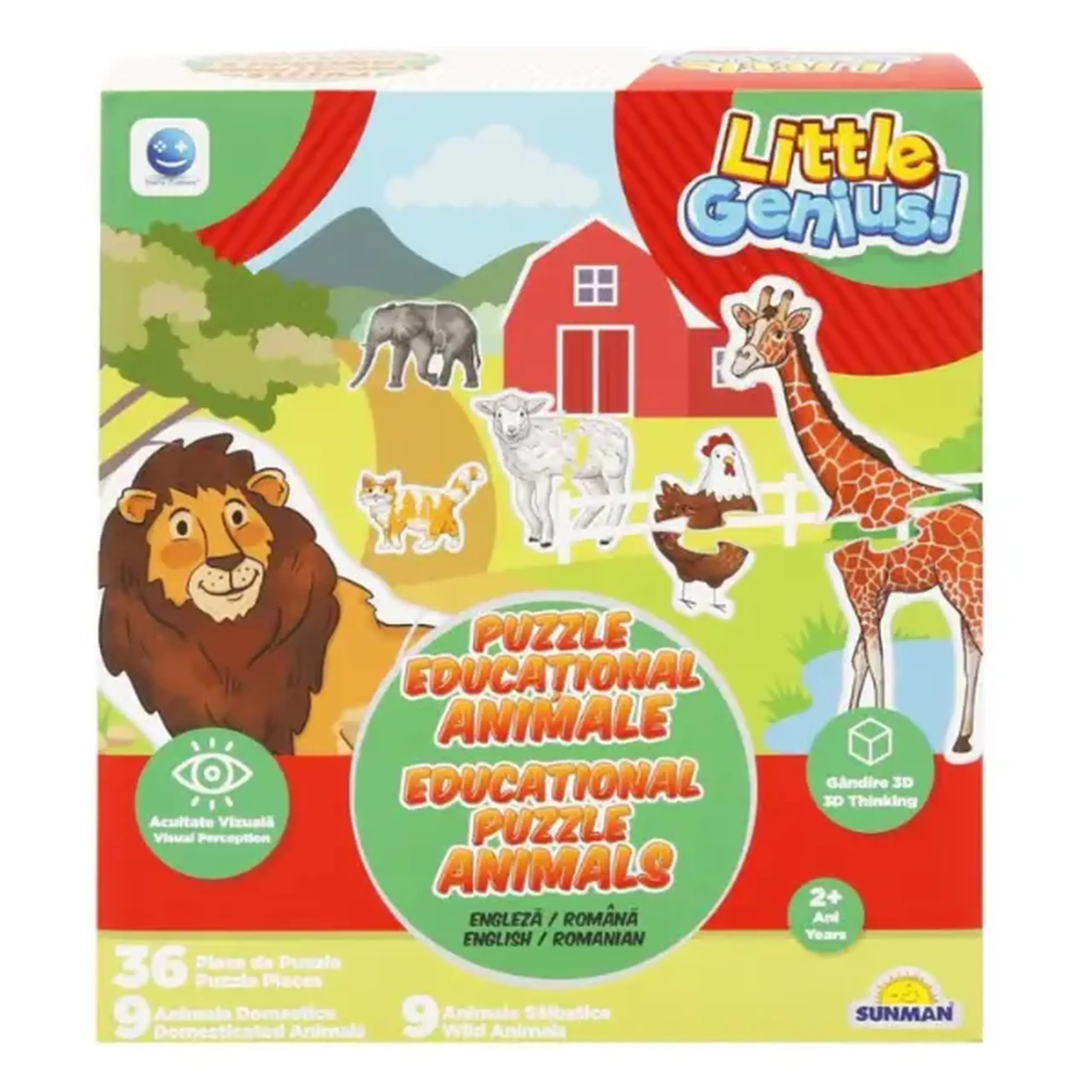 Puzzle "Animale", 36 piese, Smile Games