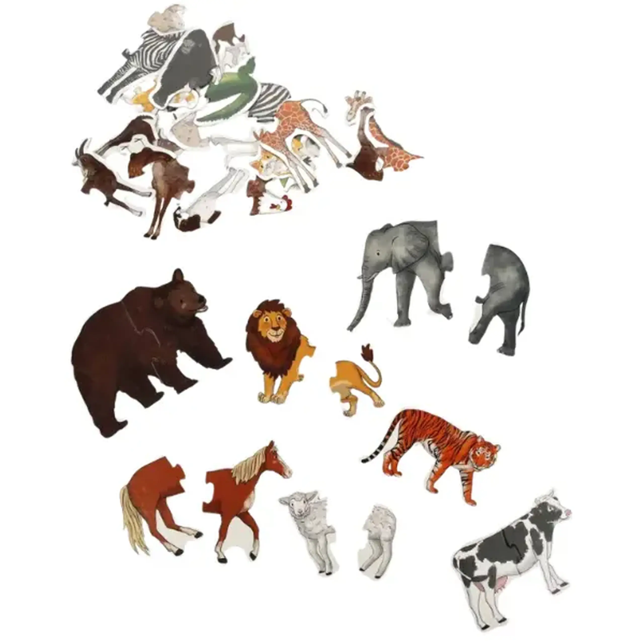 Puzzle "Animale", 36 piese, Smile Games