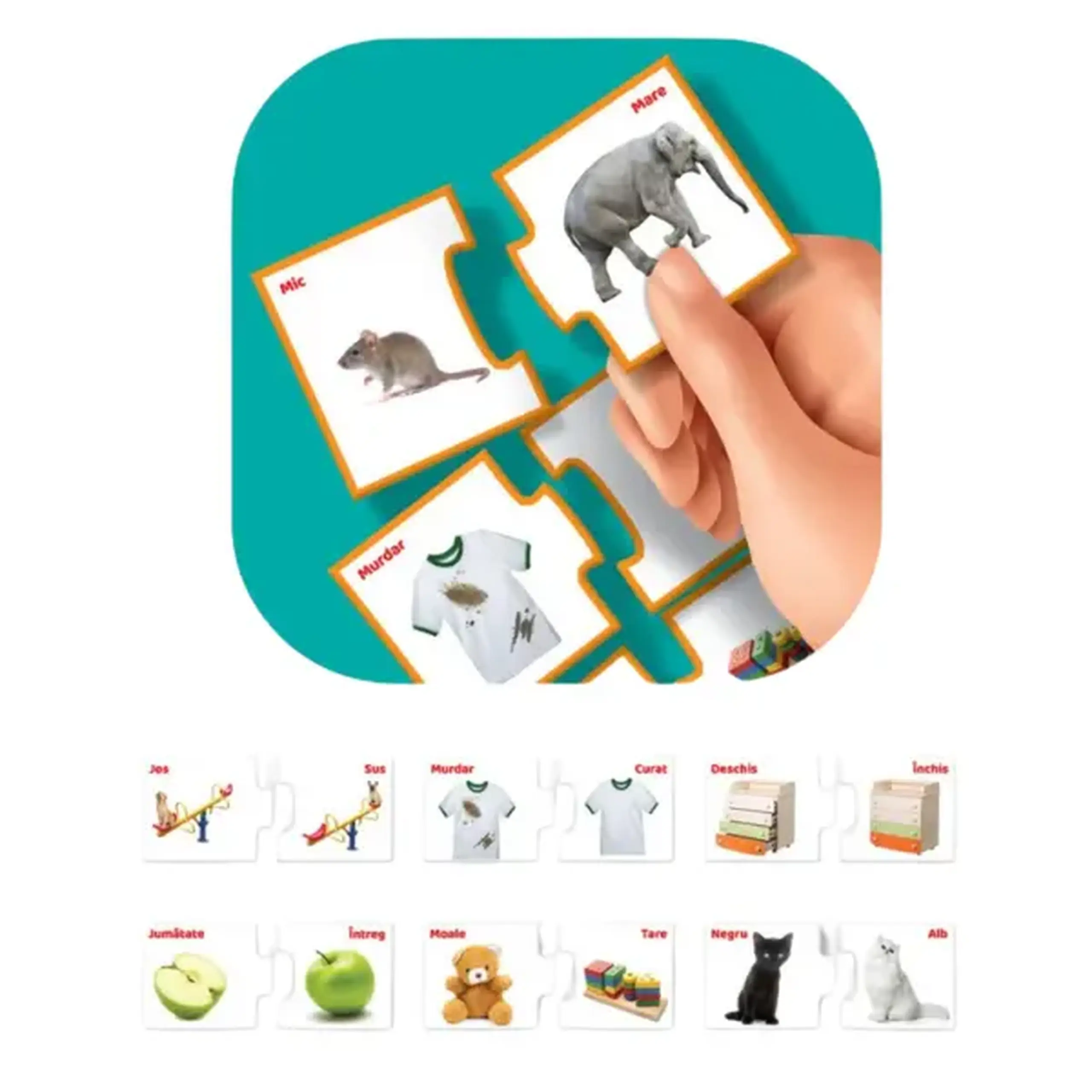 Puzzle "Învățăm opozițiile", (ro), Smile Games