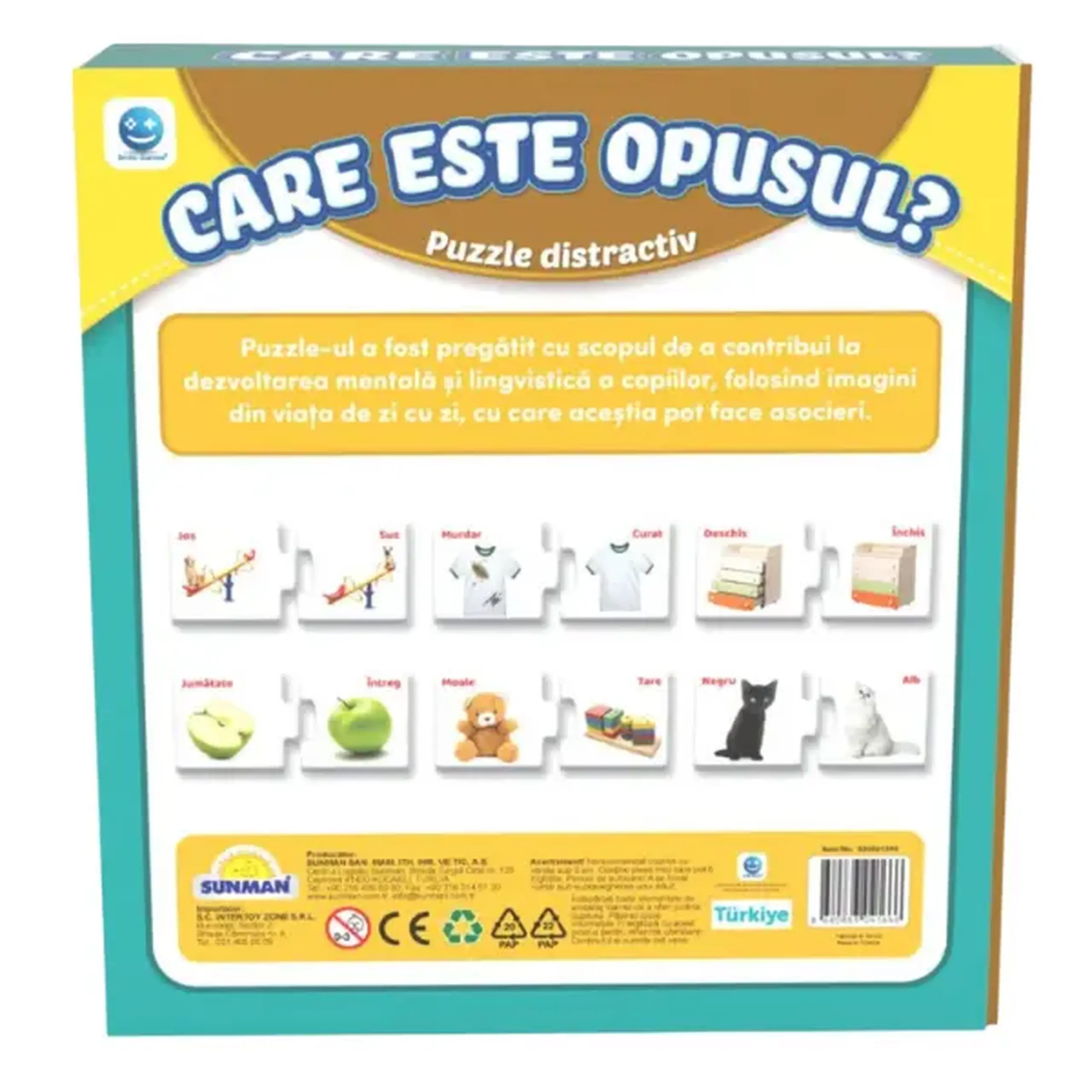 Puzzle "Învățăm opozițiile", (ro), Smile Games